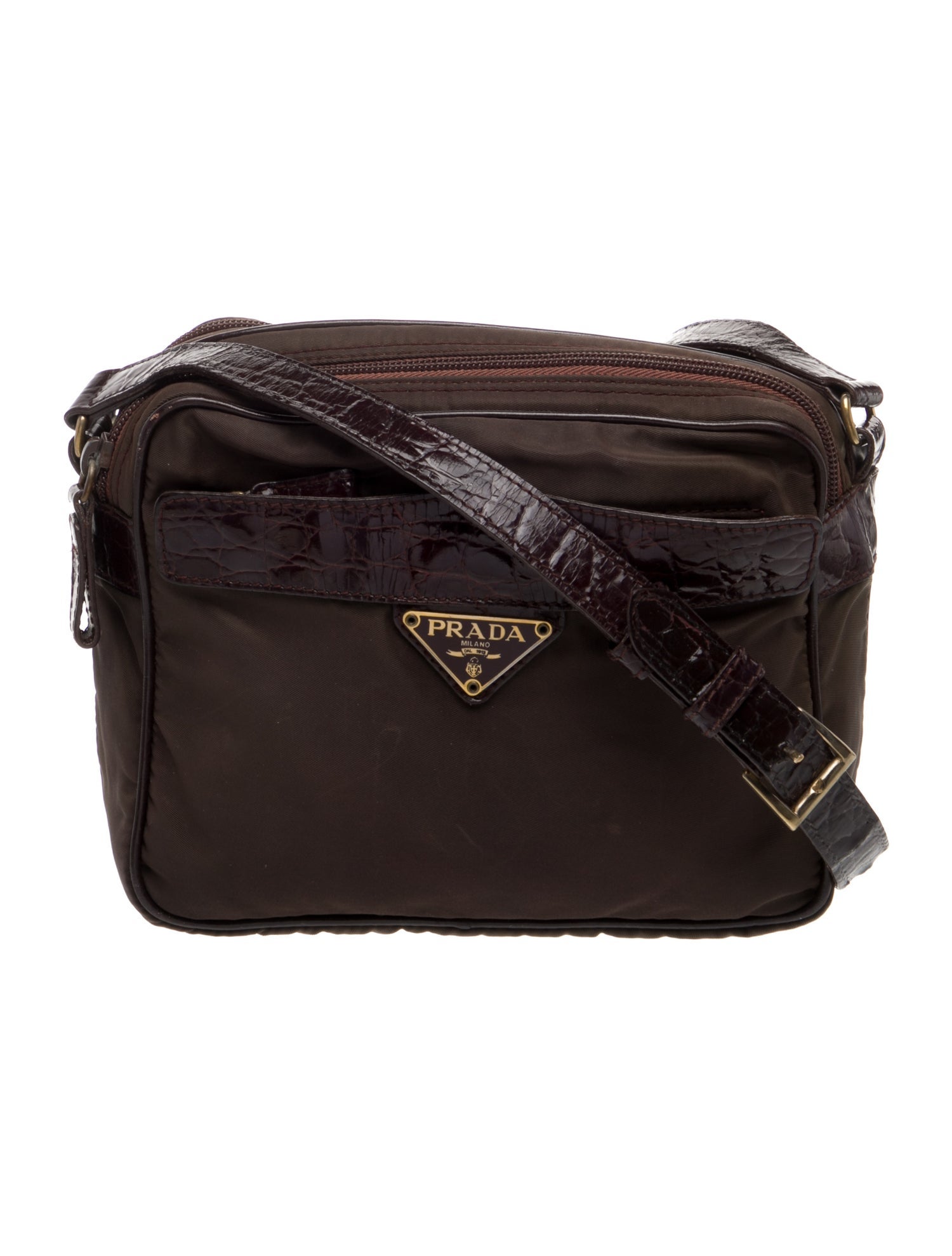 Prada Tessuto Nylon Messenger Bag