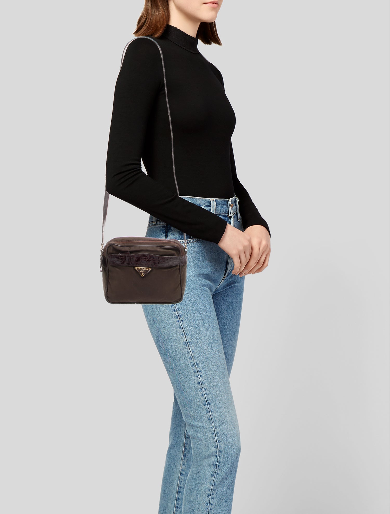 Prada Tessuto Nylon Messenger Bag