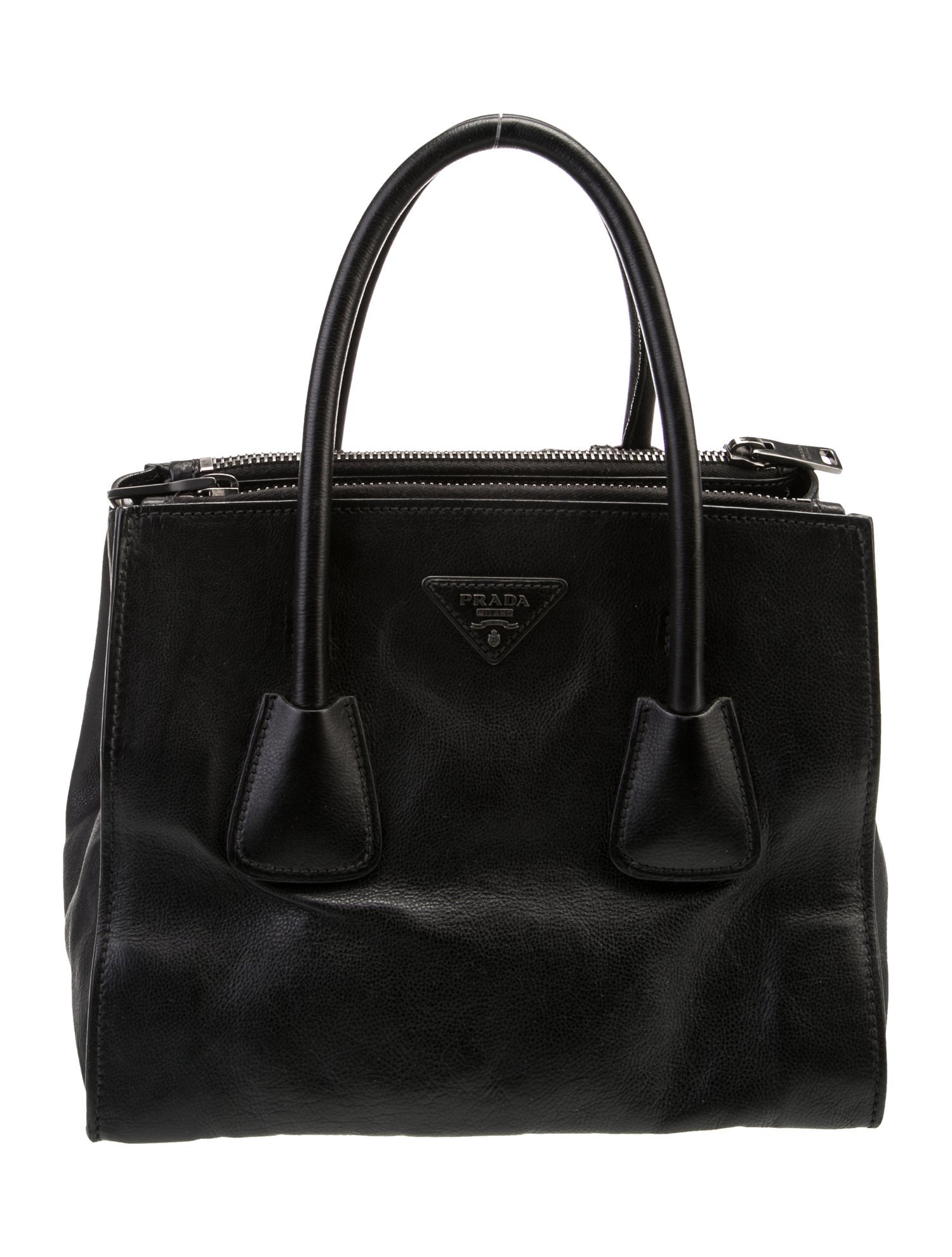 Prada Glace Calf Leather Twin Pocket