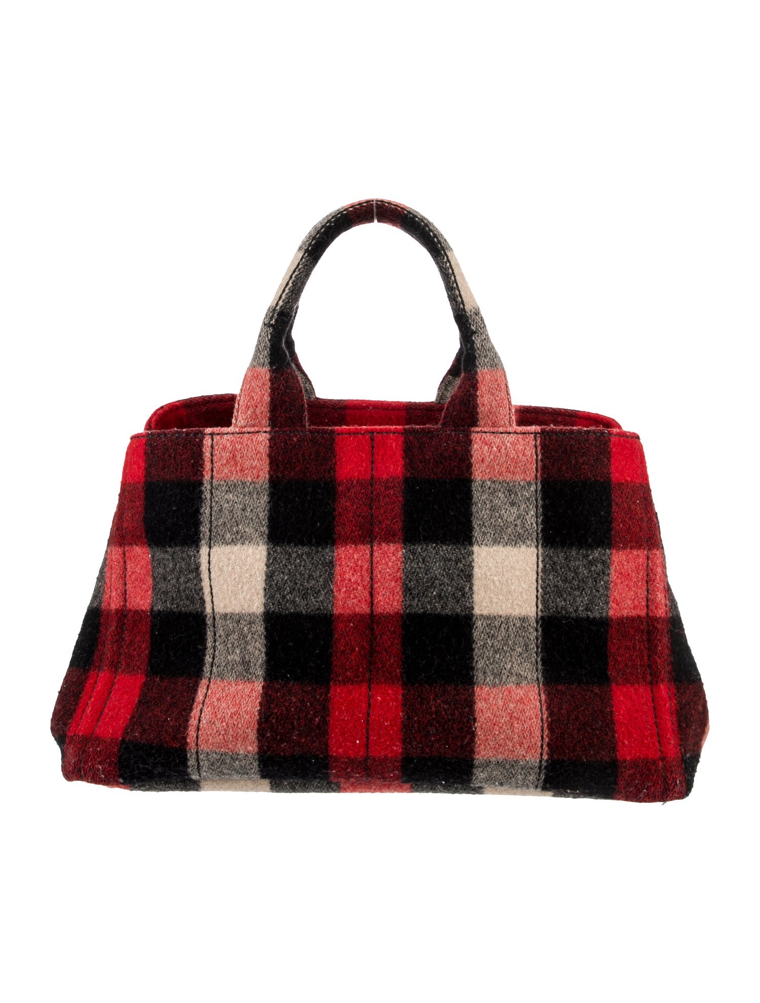 Prada Wool Weekender Bag