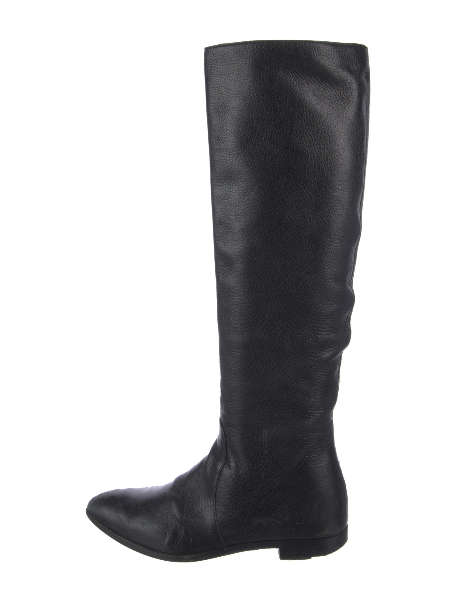 Prada Leather Riding Boots