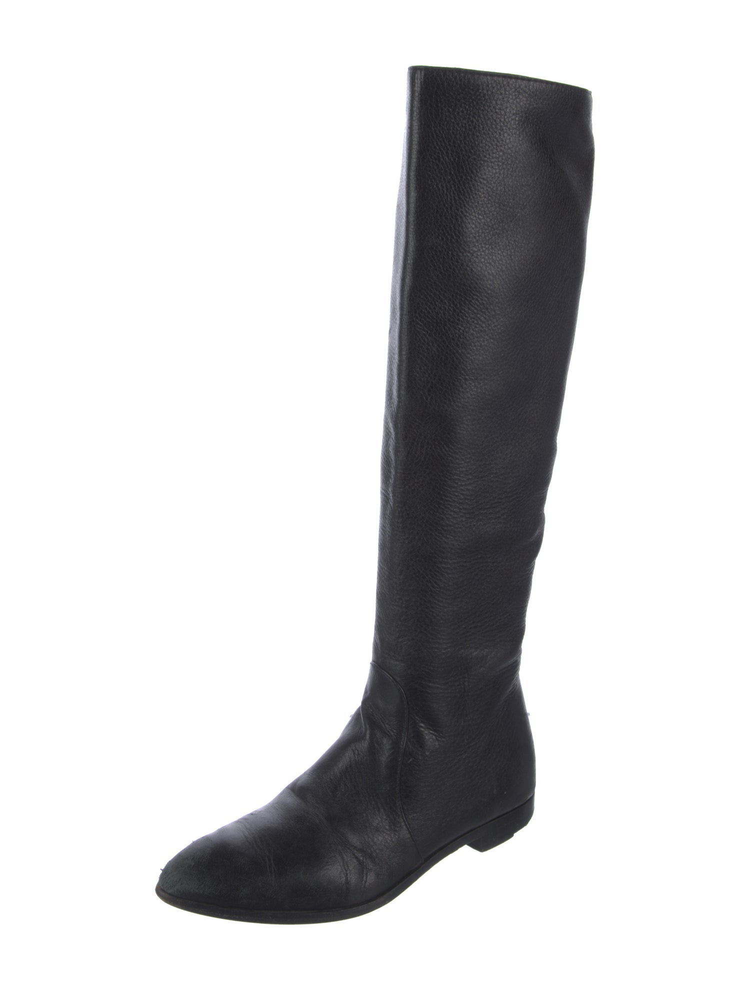 Prada Leather Riding Boots