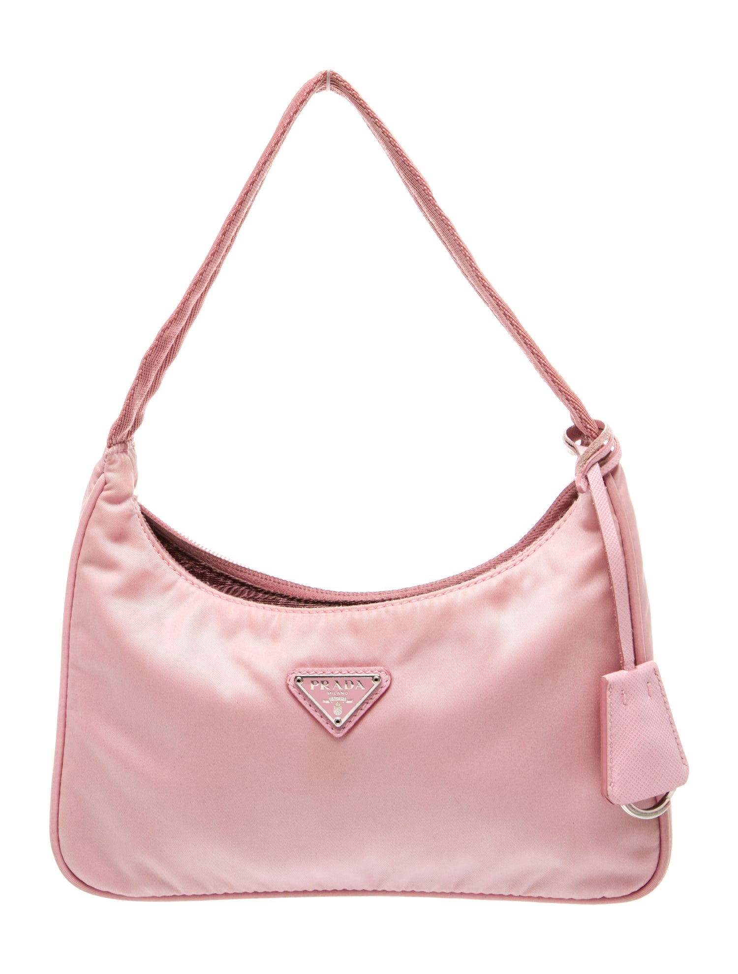 Prada Enameled Metal Triangle Re-Edition 2000