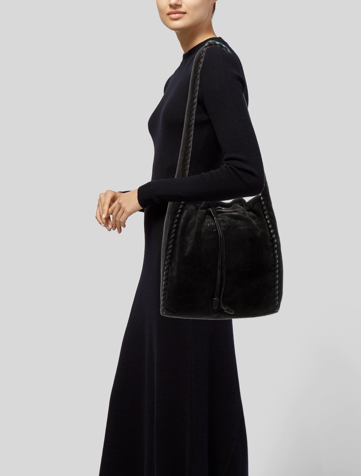 Prada Signature Shoulder Bag