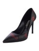 Prada Leather Printed Pumps