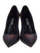 Prada Leather Printed Pumps