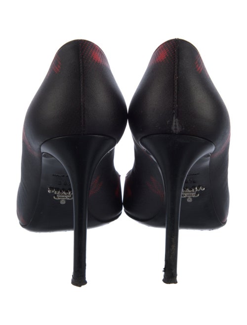 Prada Leather Printed Pumps