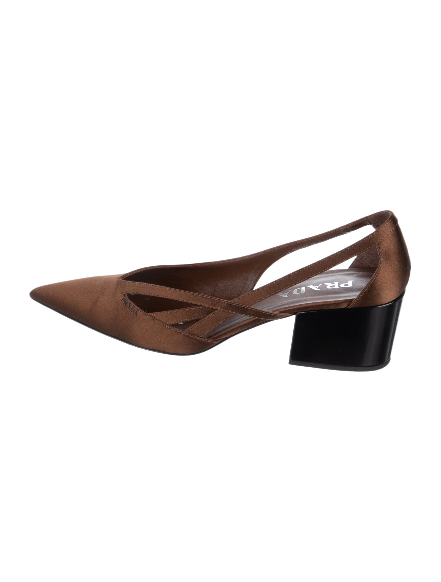 Prada Satin D'Orsay Pumps