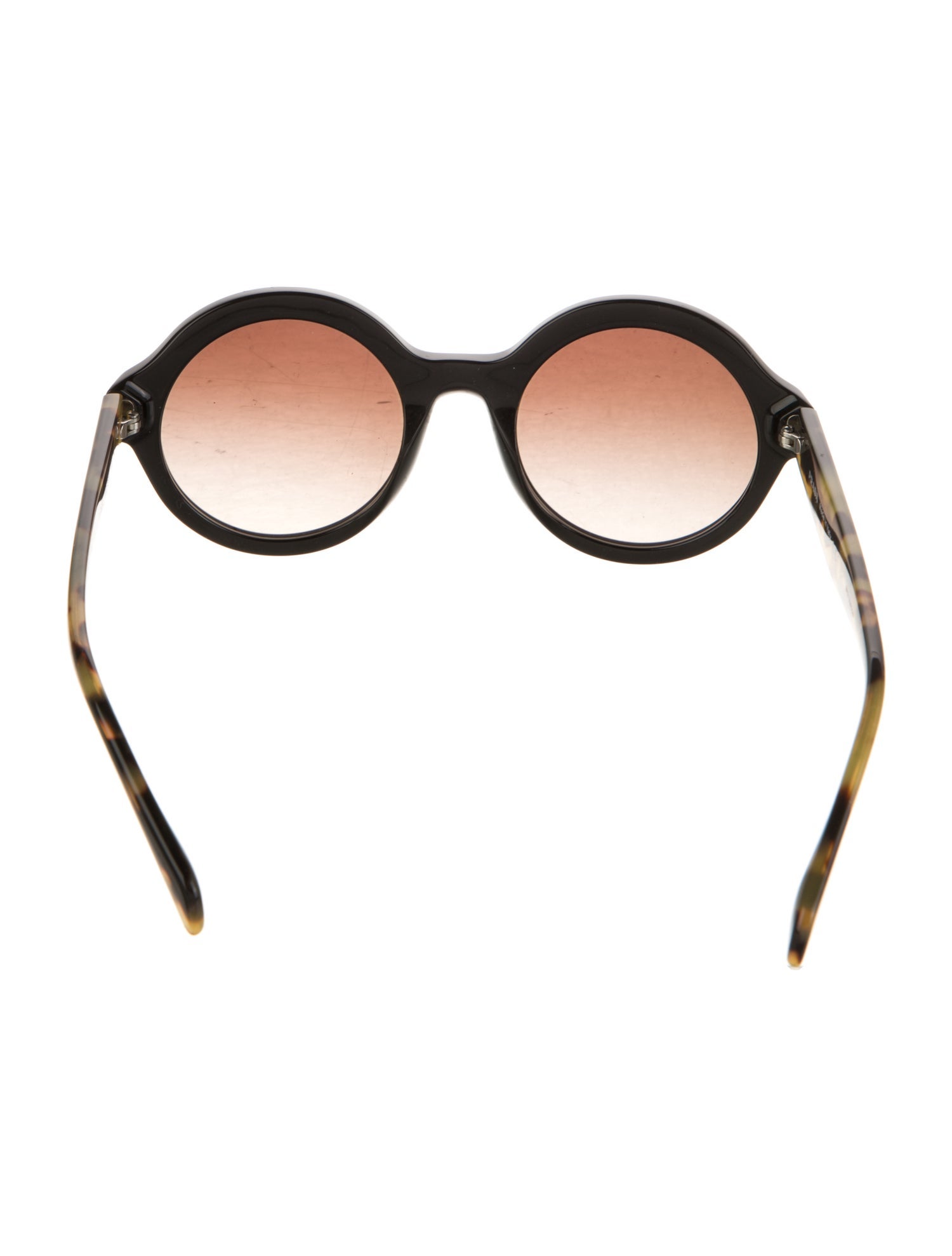 Prada Round Gradient Sunglasses