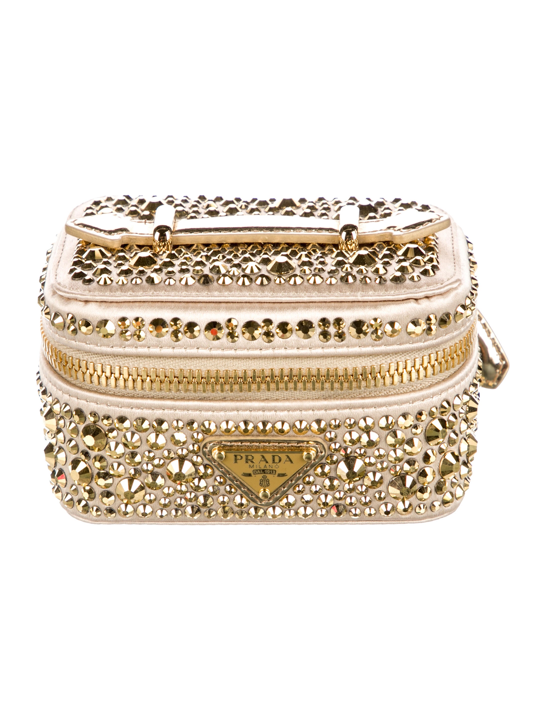 Prada Crystal-Embellished Beauty Case