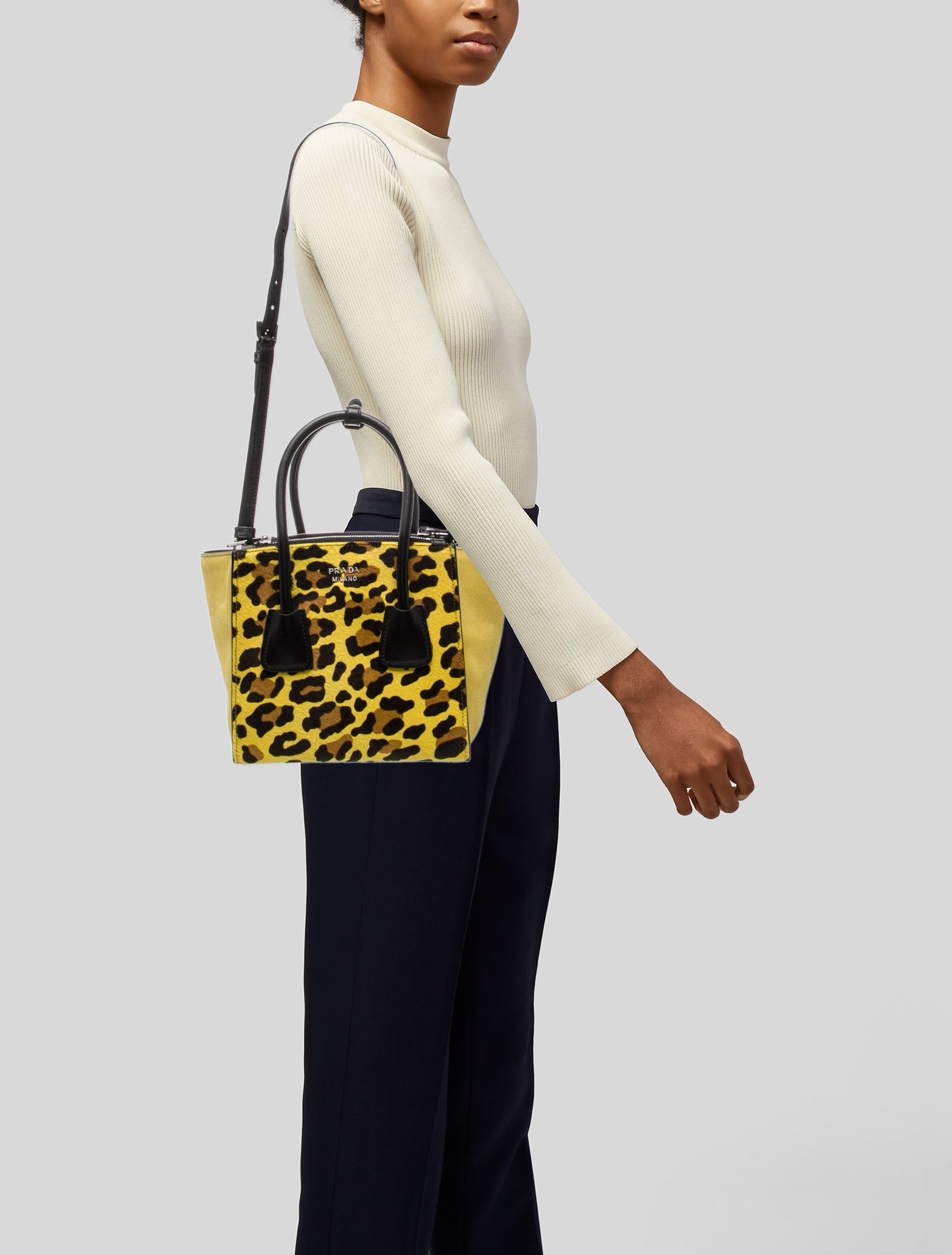 Prada Signature Twin Pocket Small