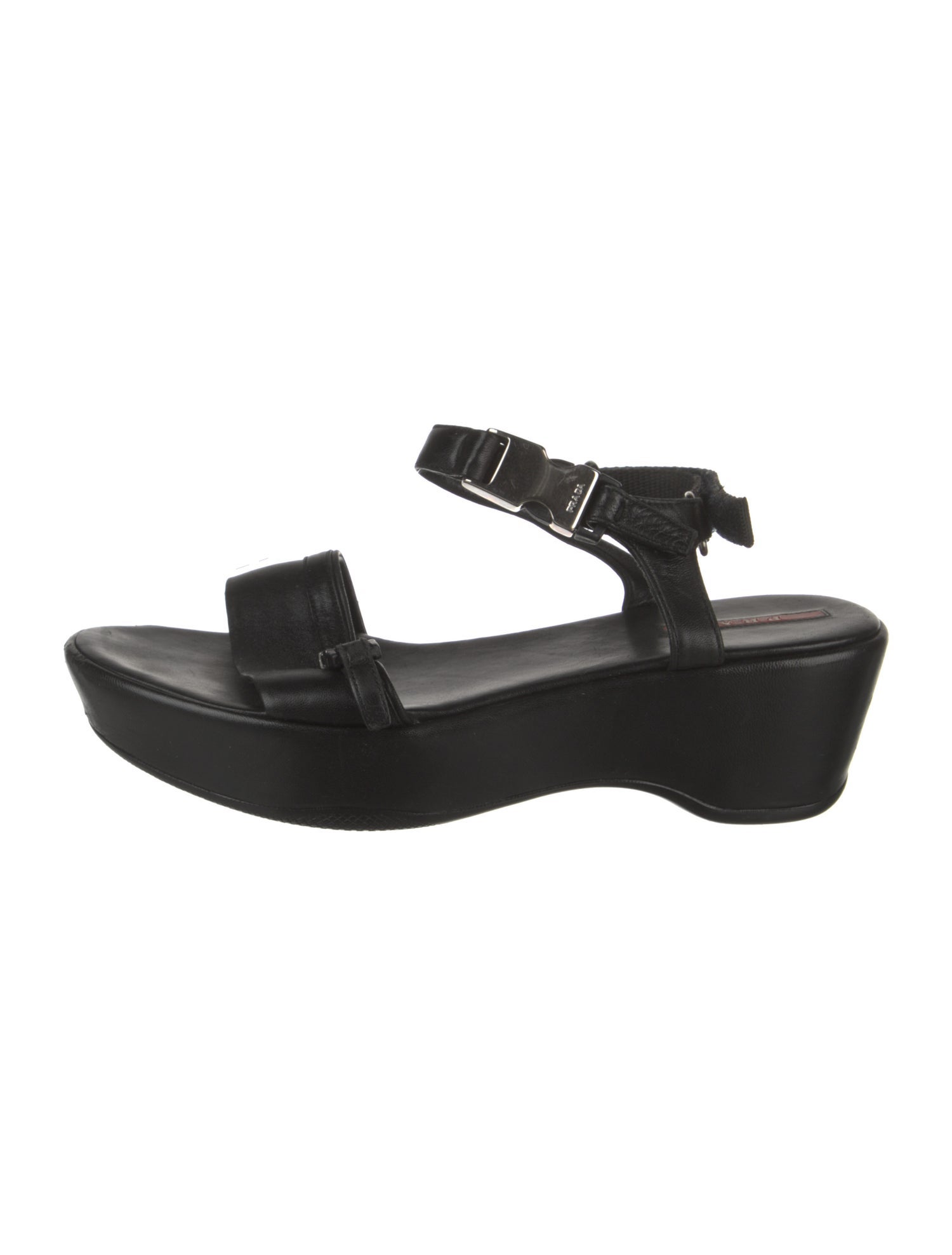 Prada Sport Leather Sandals
