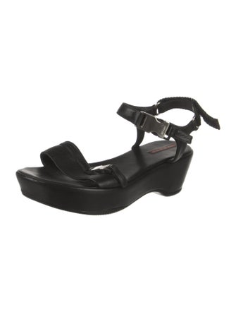 Prada Sport Leather Sandals