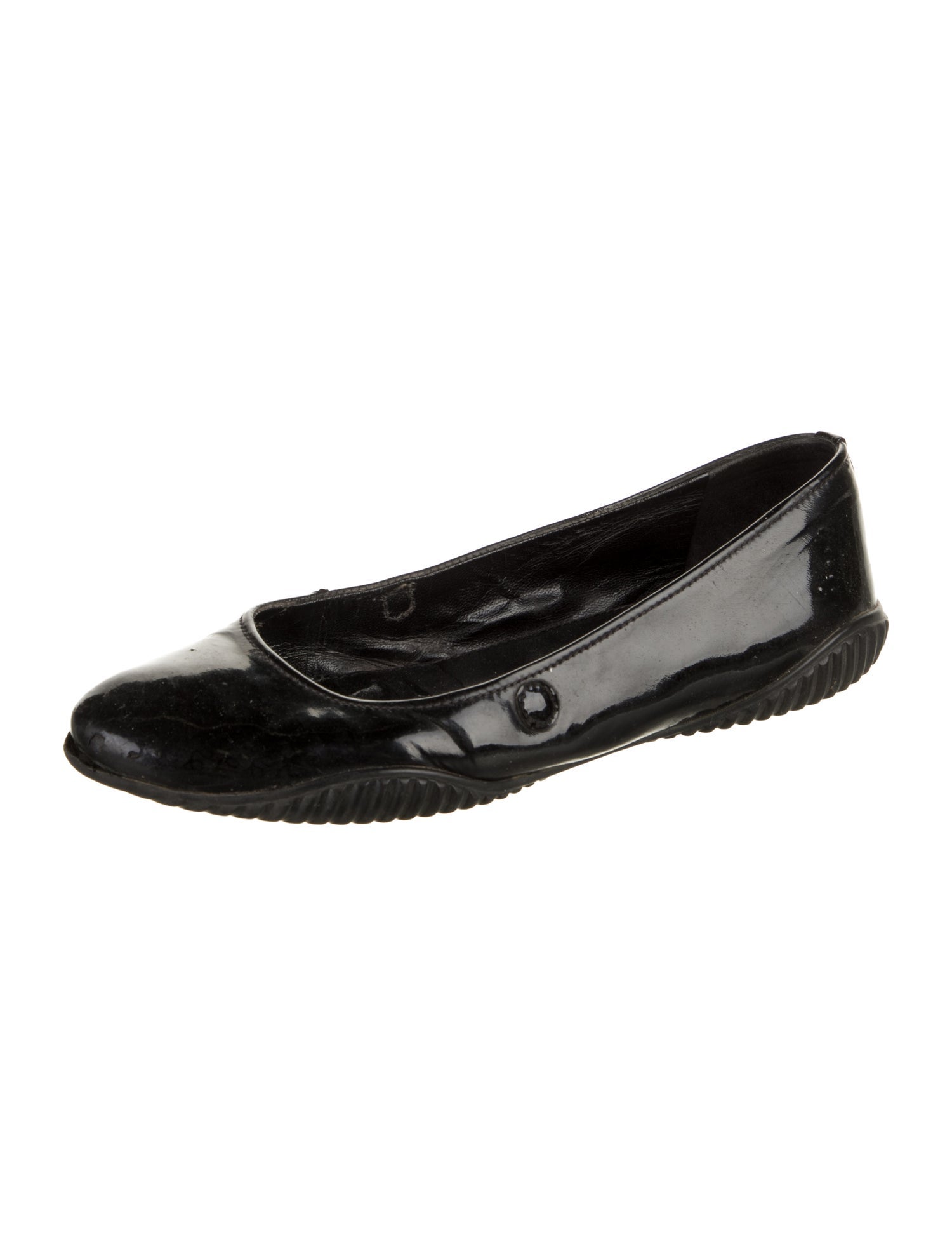 Prada Sport Patent Leather Flats