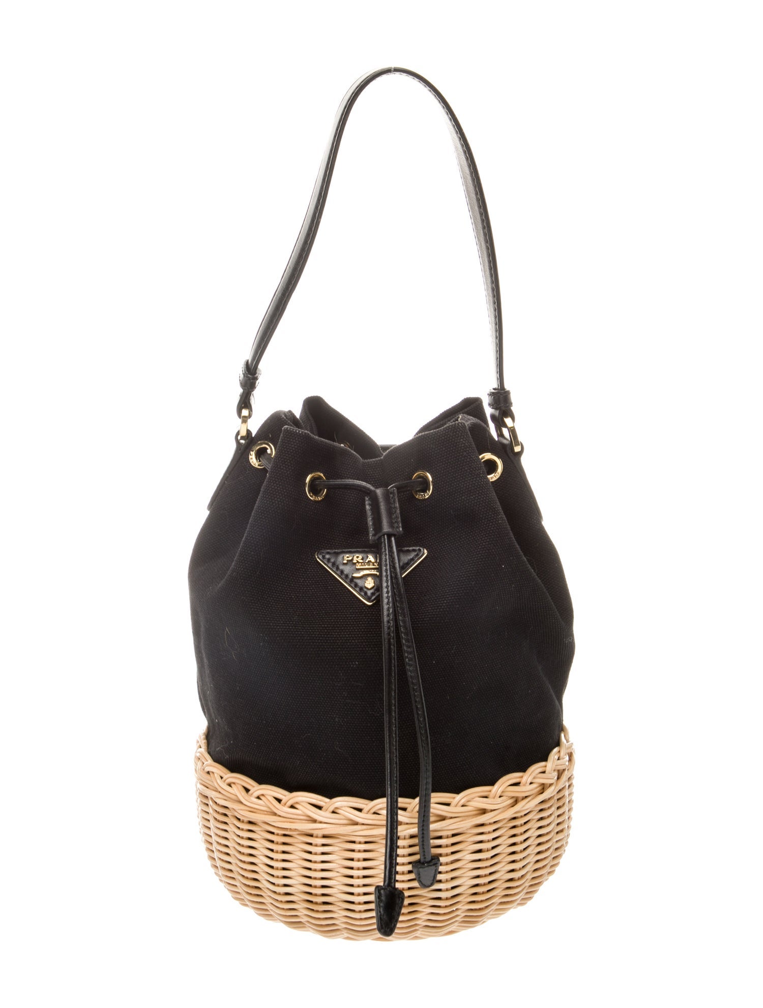 Prada Signature Bucket Bag