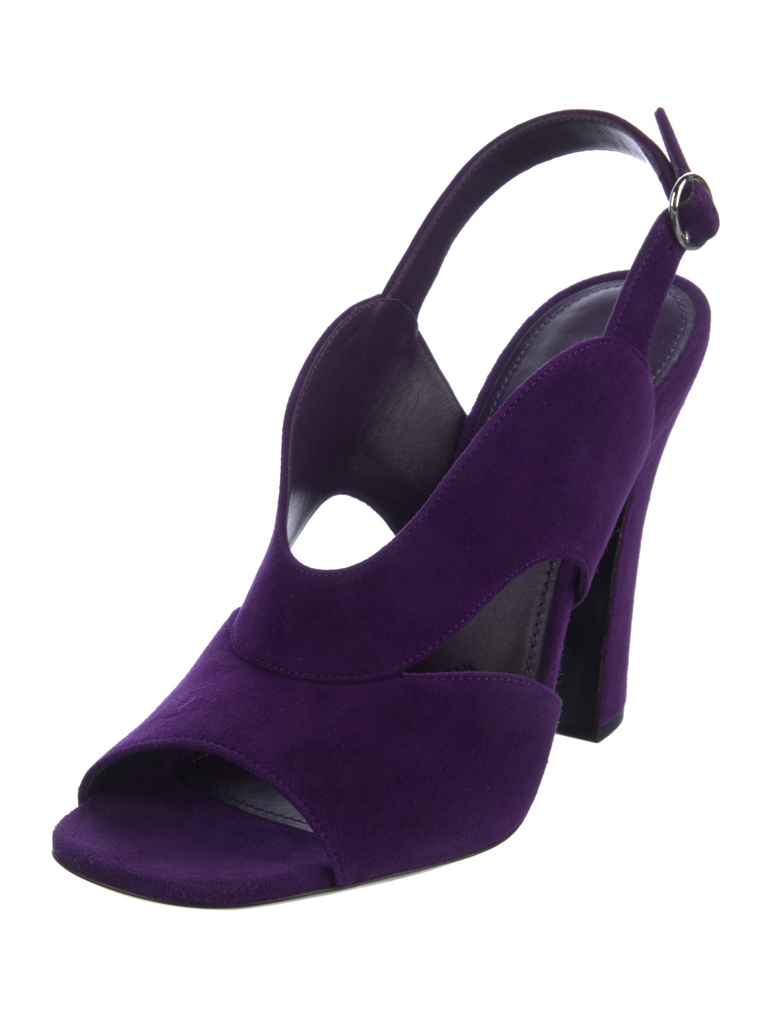 Prada Suede Slingback Sandals