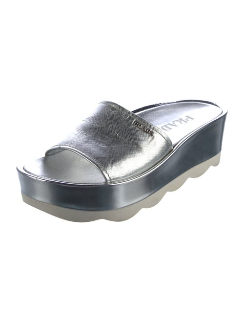 Prada Leather Slides