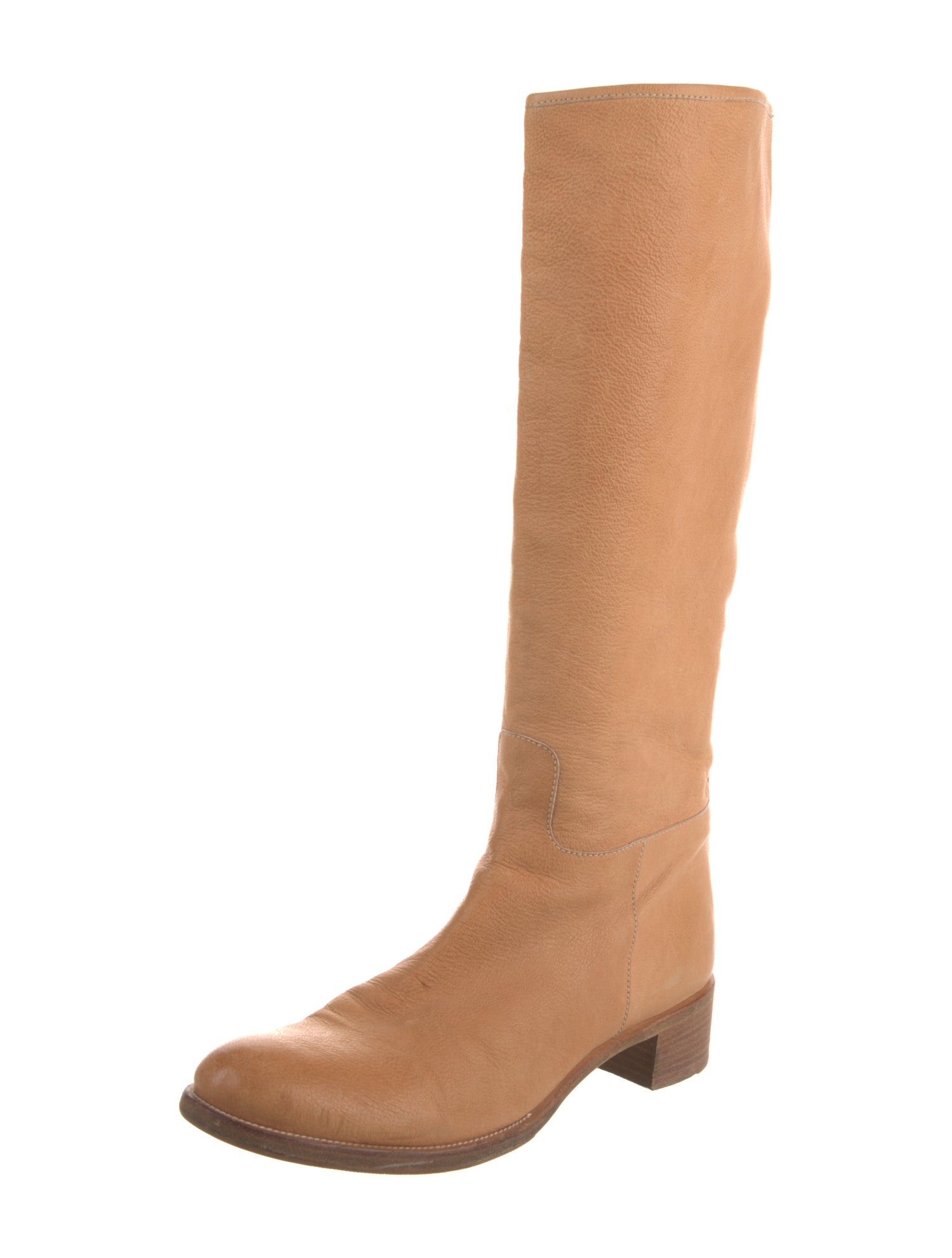 Prada Leather Riding Boots