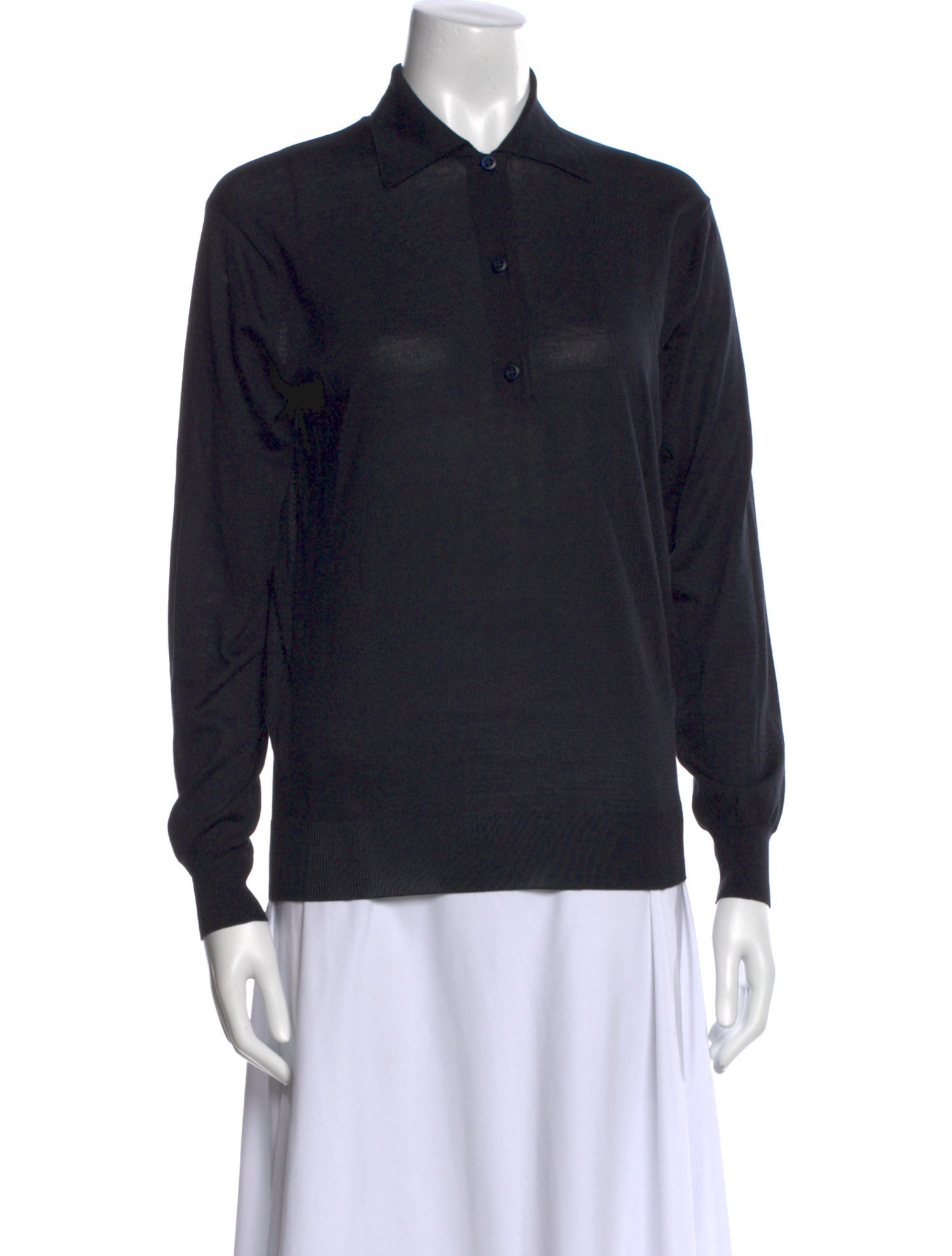 Prada 2024 Silk Button-Up Top