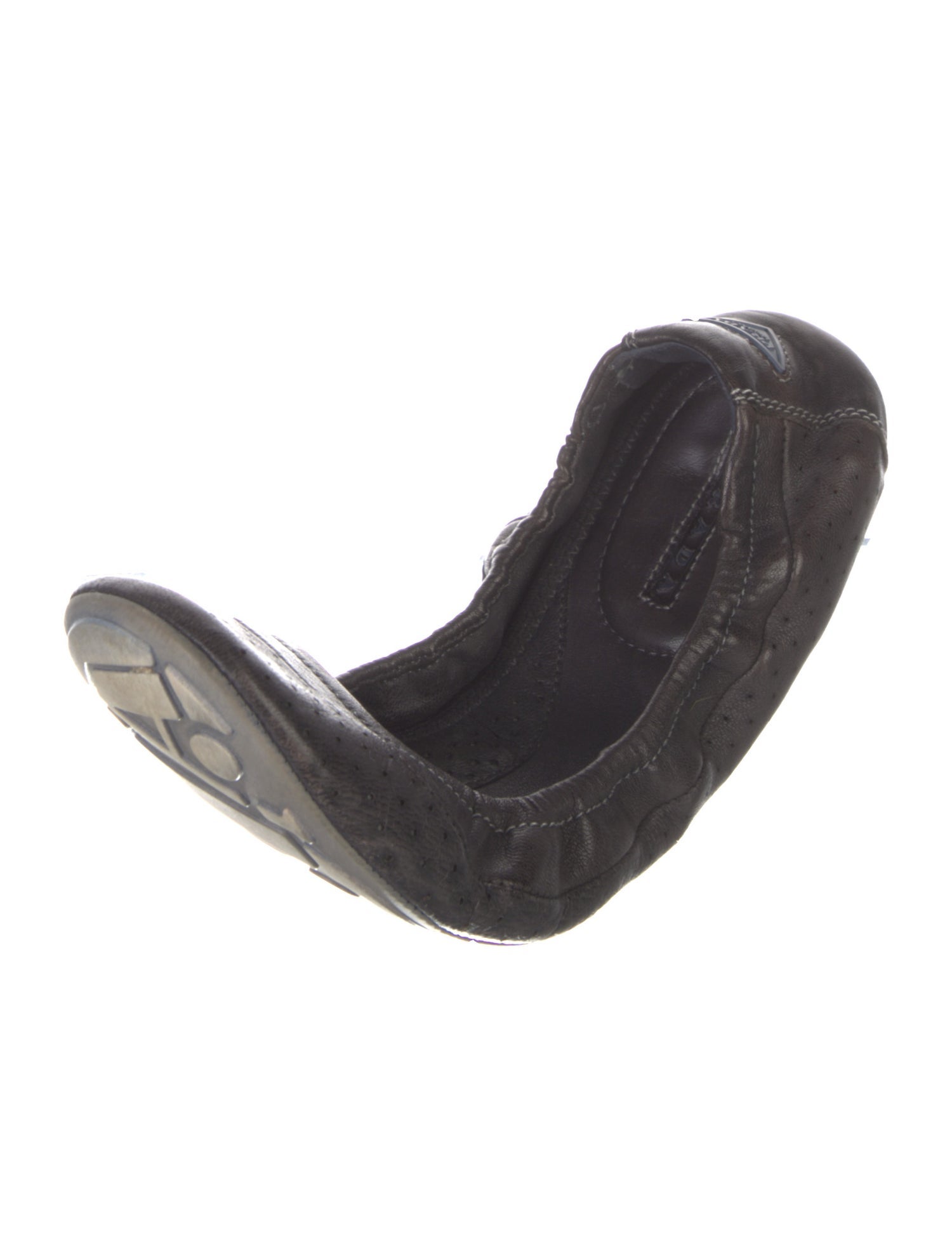 Prada Leather Ballet Flats