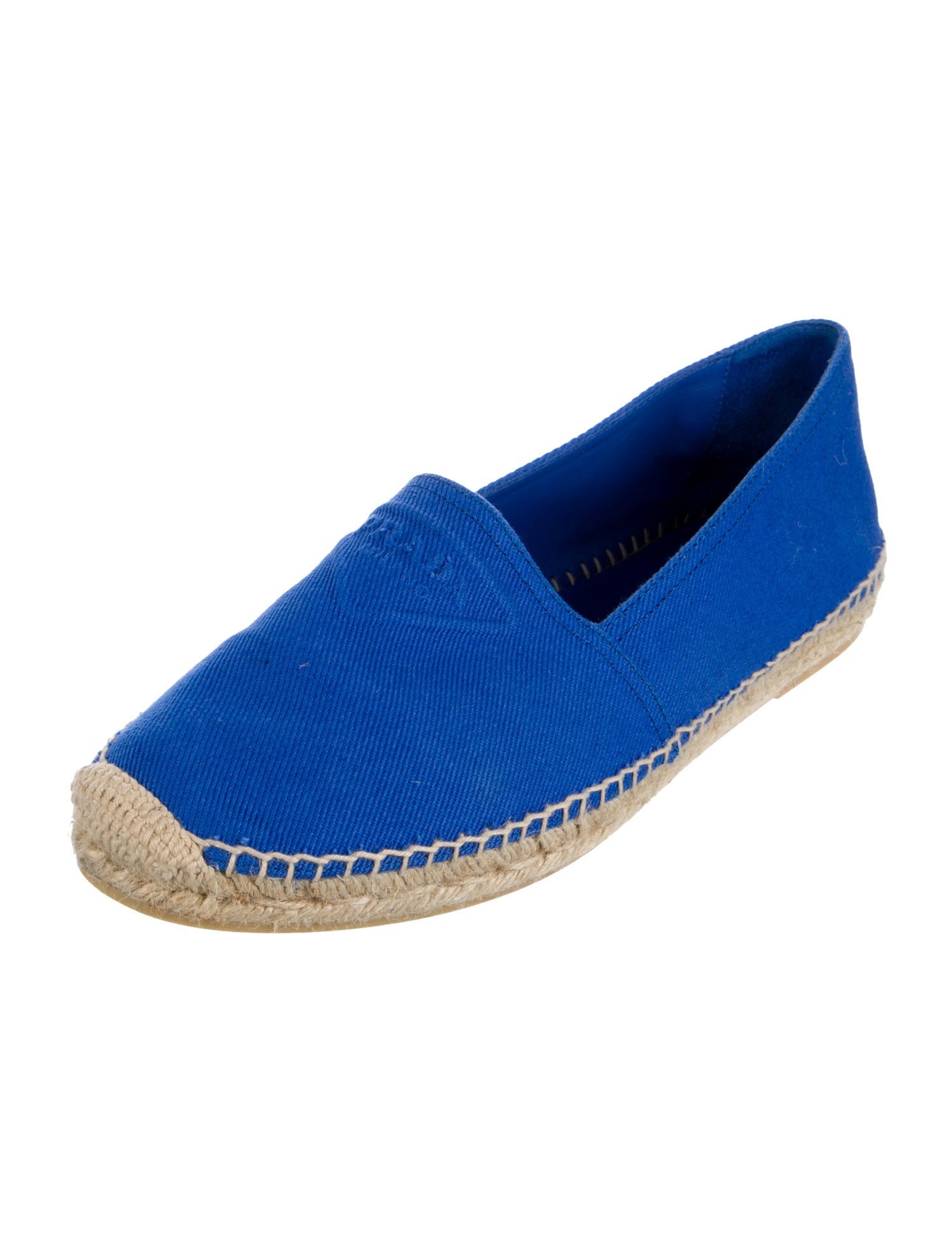 Prada Suede Braided Accents Espadrille Sneakers