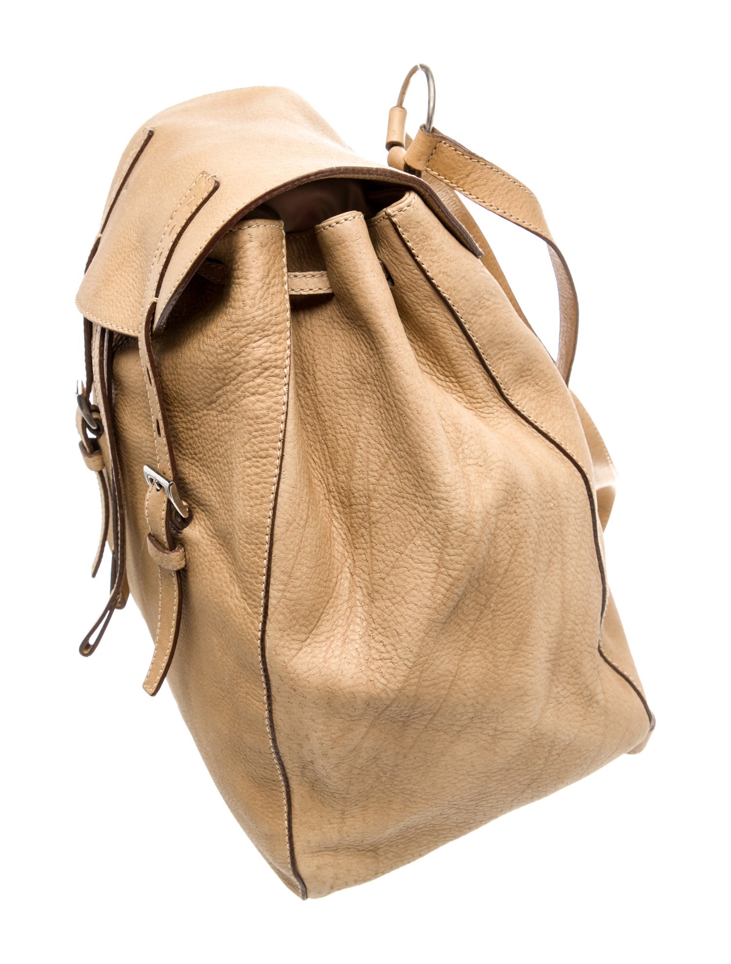 Prada Leather Stampata Pecary Vintage