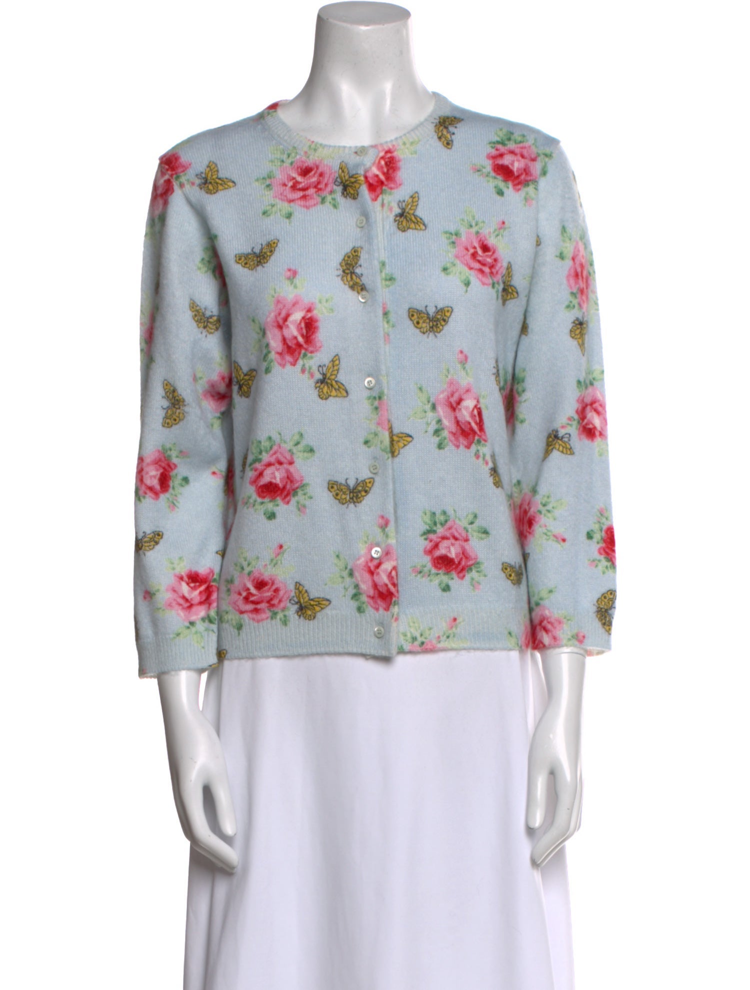 Prada 2020 Floral Print Sweater