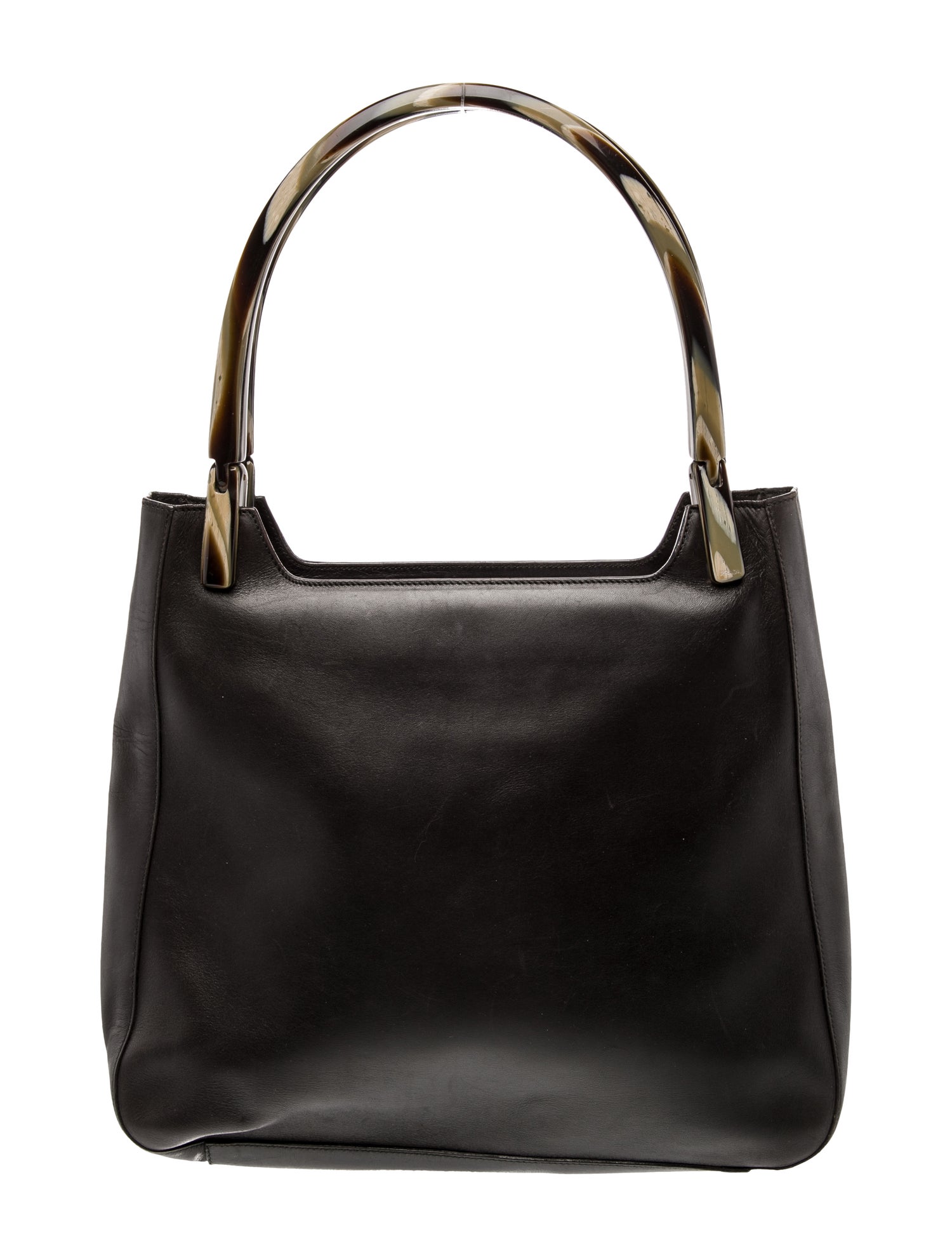 Prada Vitello Shine Leather Shoulder Bag Vintage