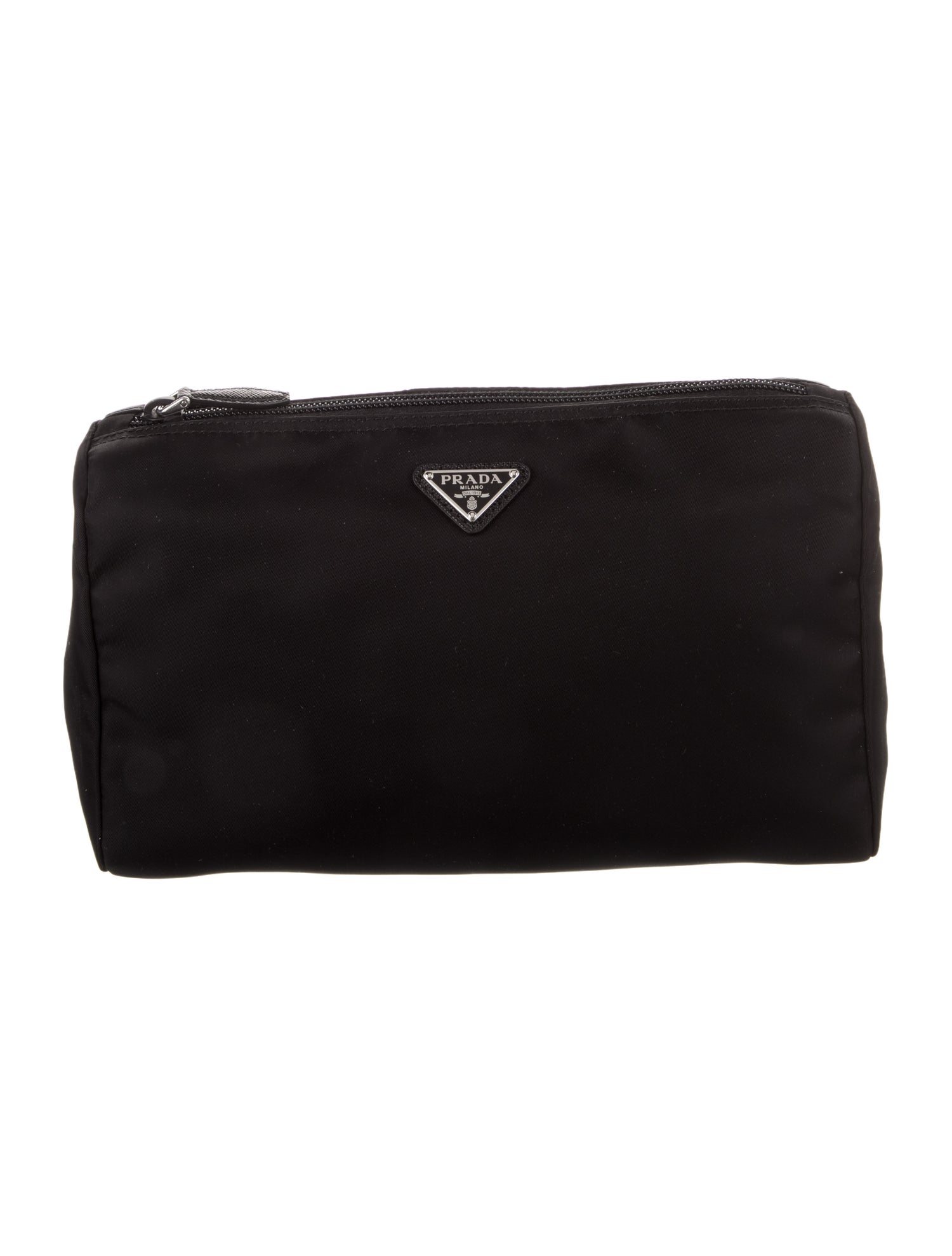 Prada Solid Logo Cosmetic Bag w/Tags