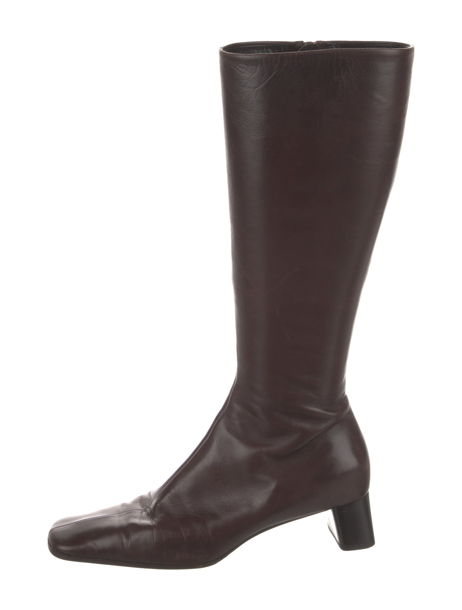 Prada Leather Riding Boots