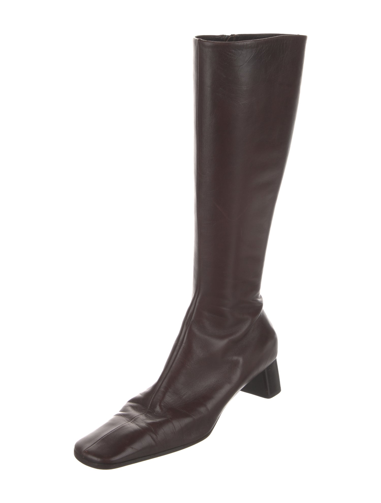 Prada Leather Riding Boots