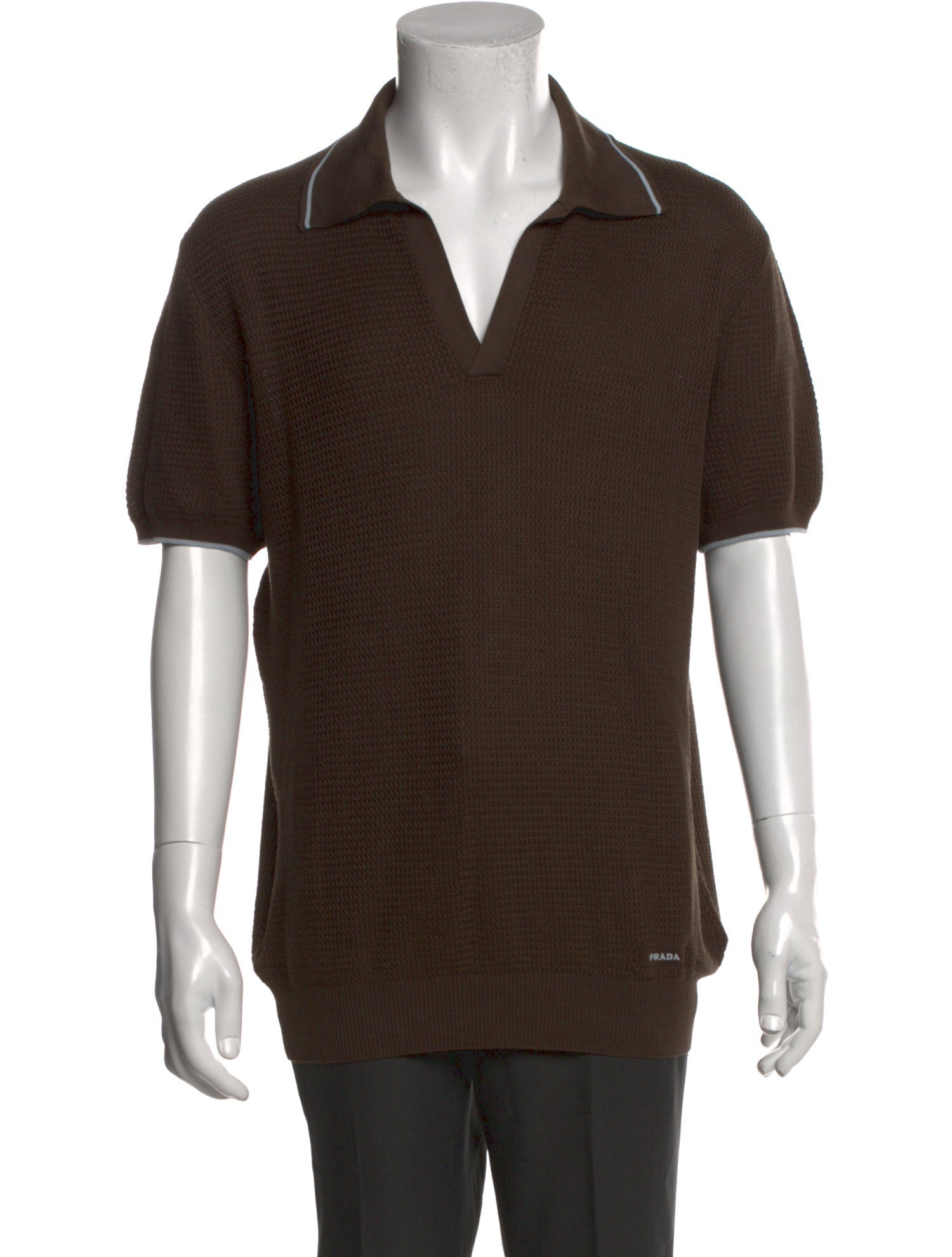 Prada 2024 Silk Polo Sweater