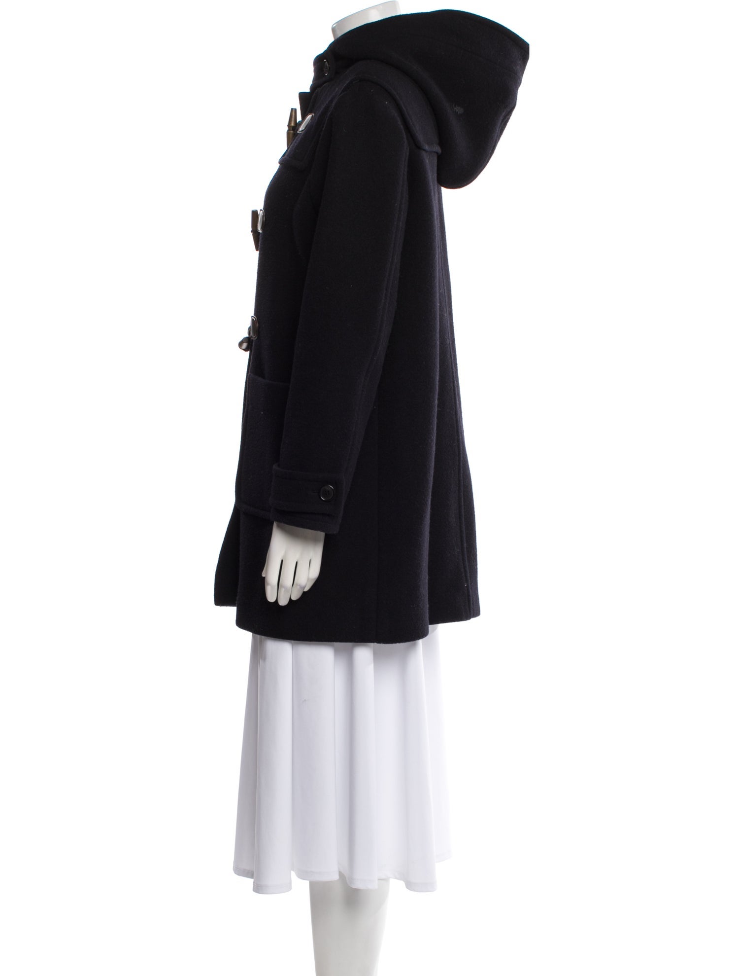 Prada 2013 Virgin Wool Faux Fur Coat