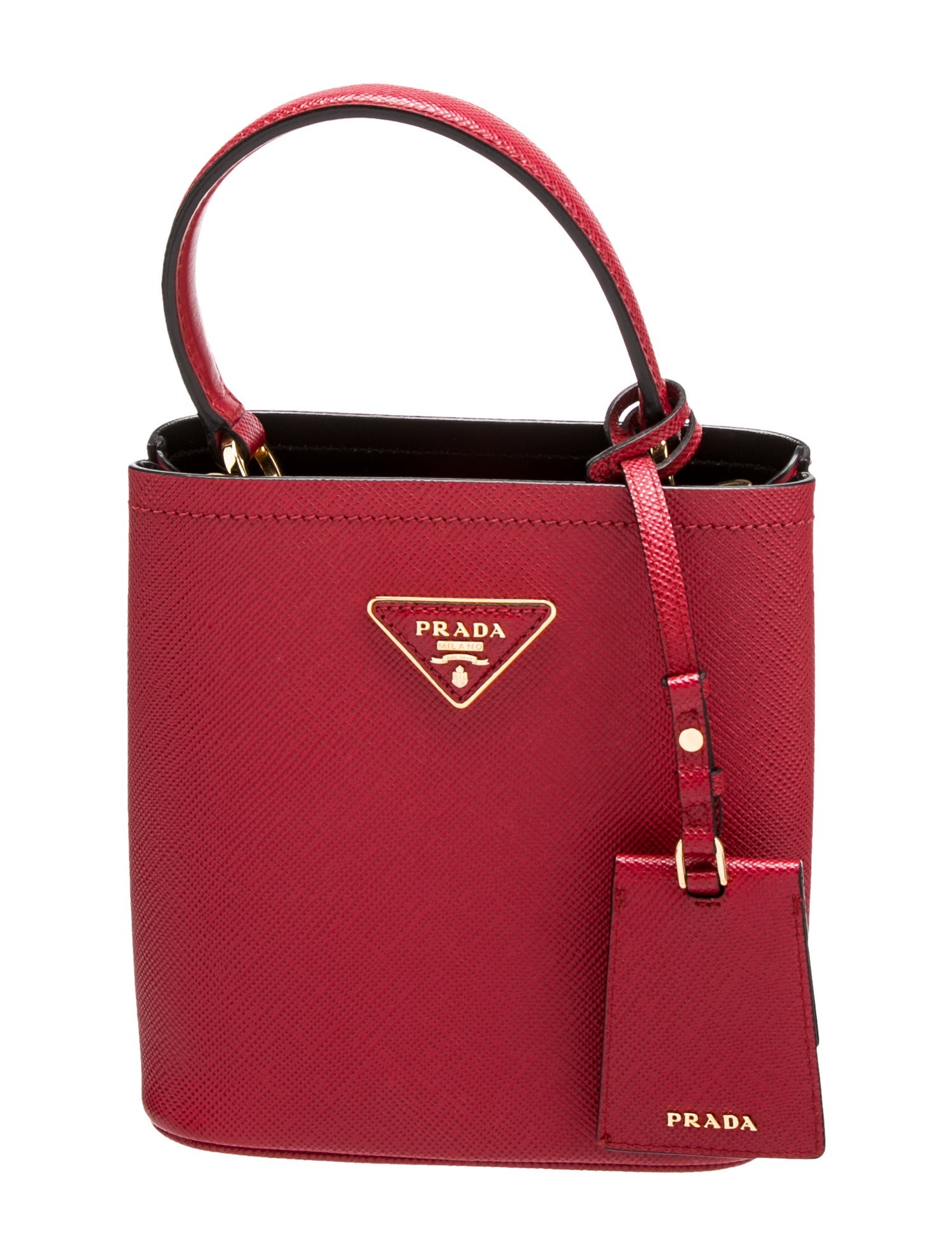 Prada Saffiano Leather Panier Medium