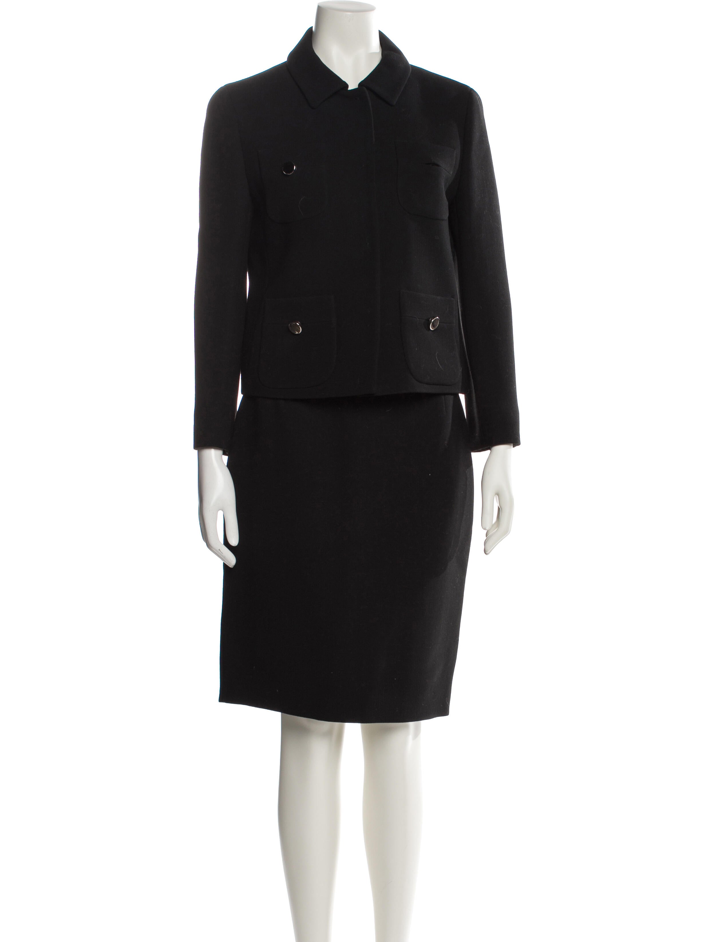 Prada 2010's Virgin Wool Skirt Suit