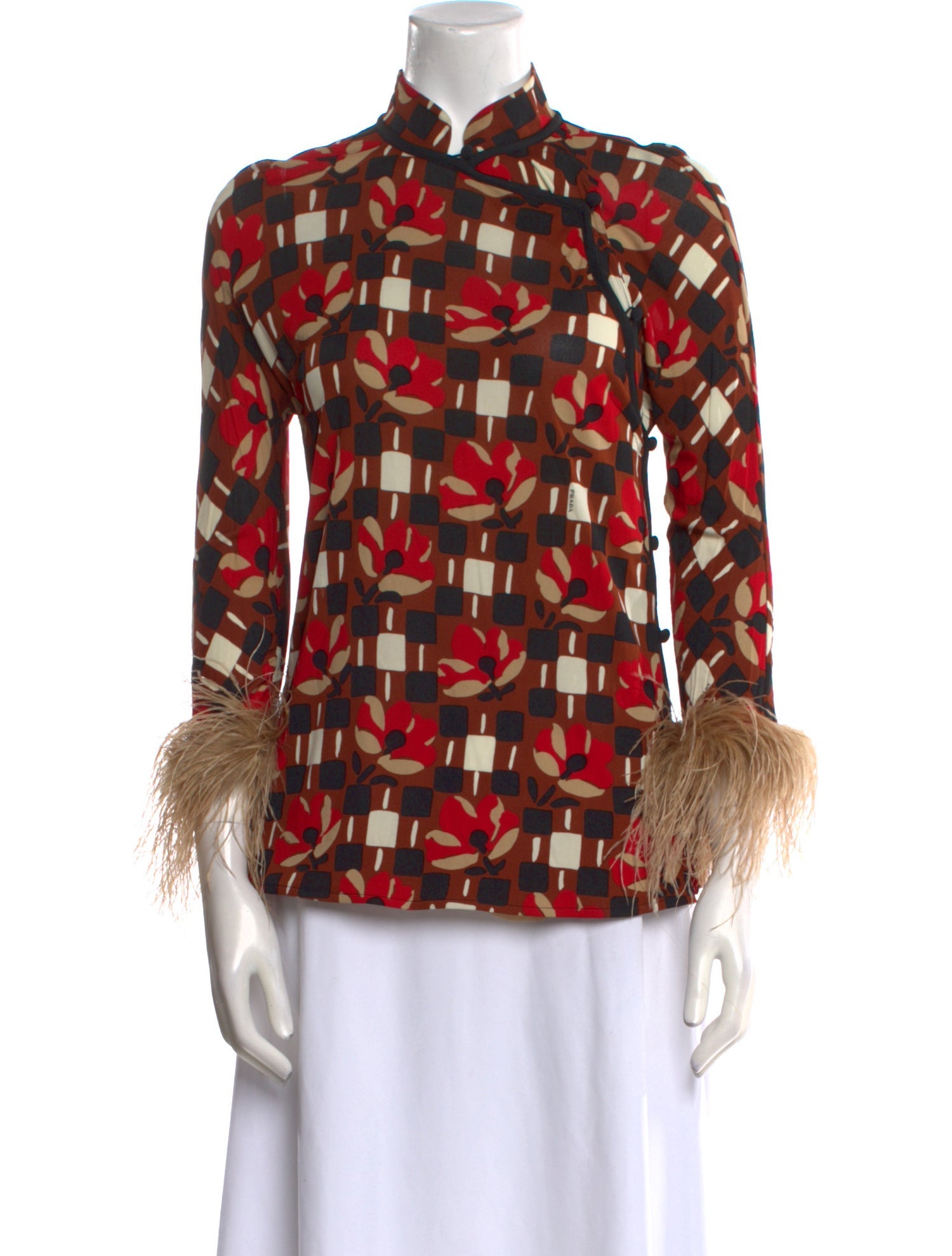 Prada 2017 Printed Blouse