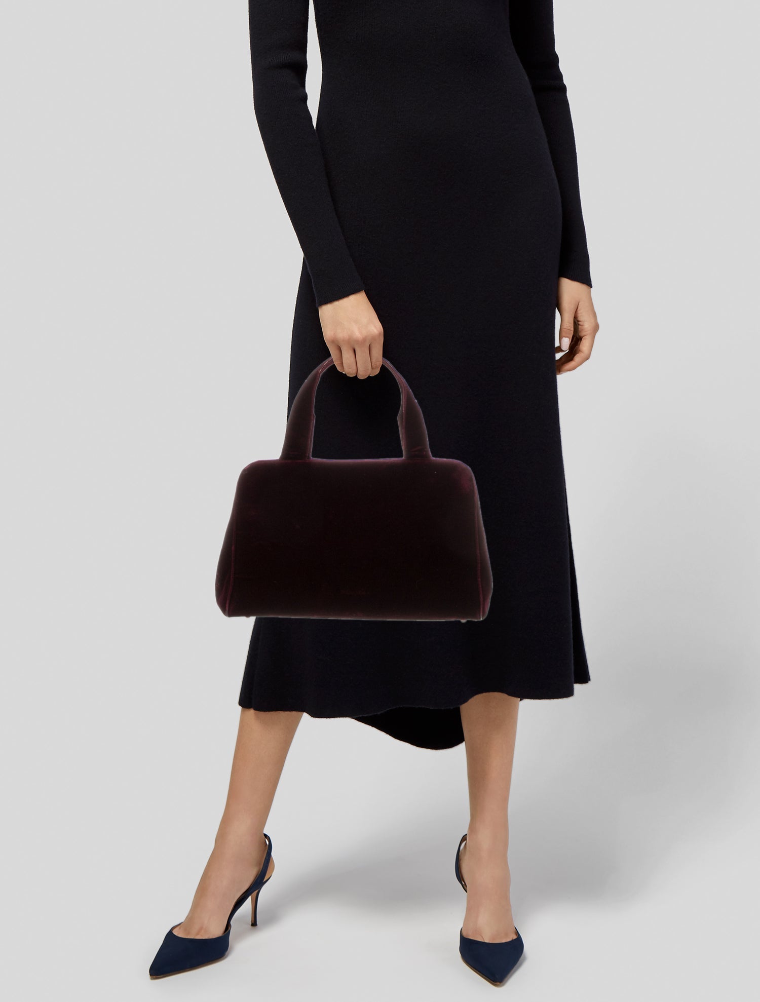 Prada Velvet Top Handle Bag