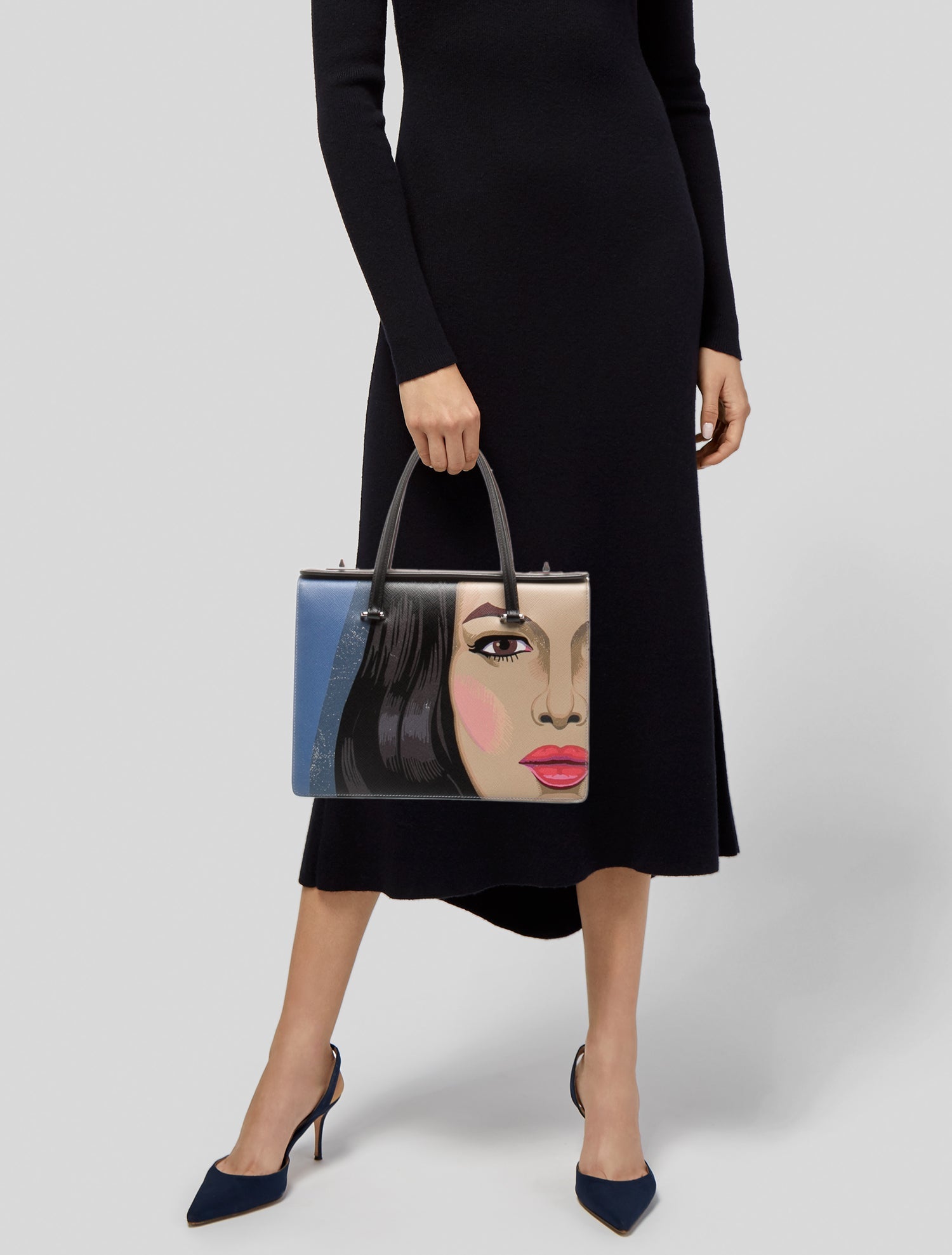 Prada Saffiano Cuir Leather Saffiano Leather