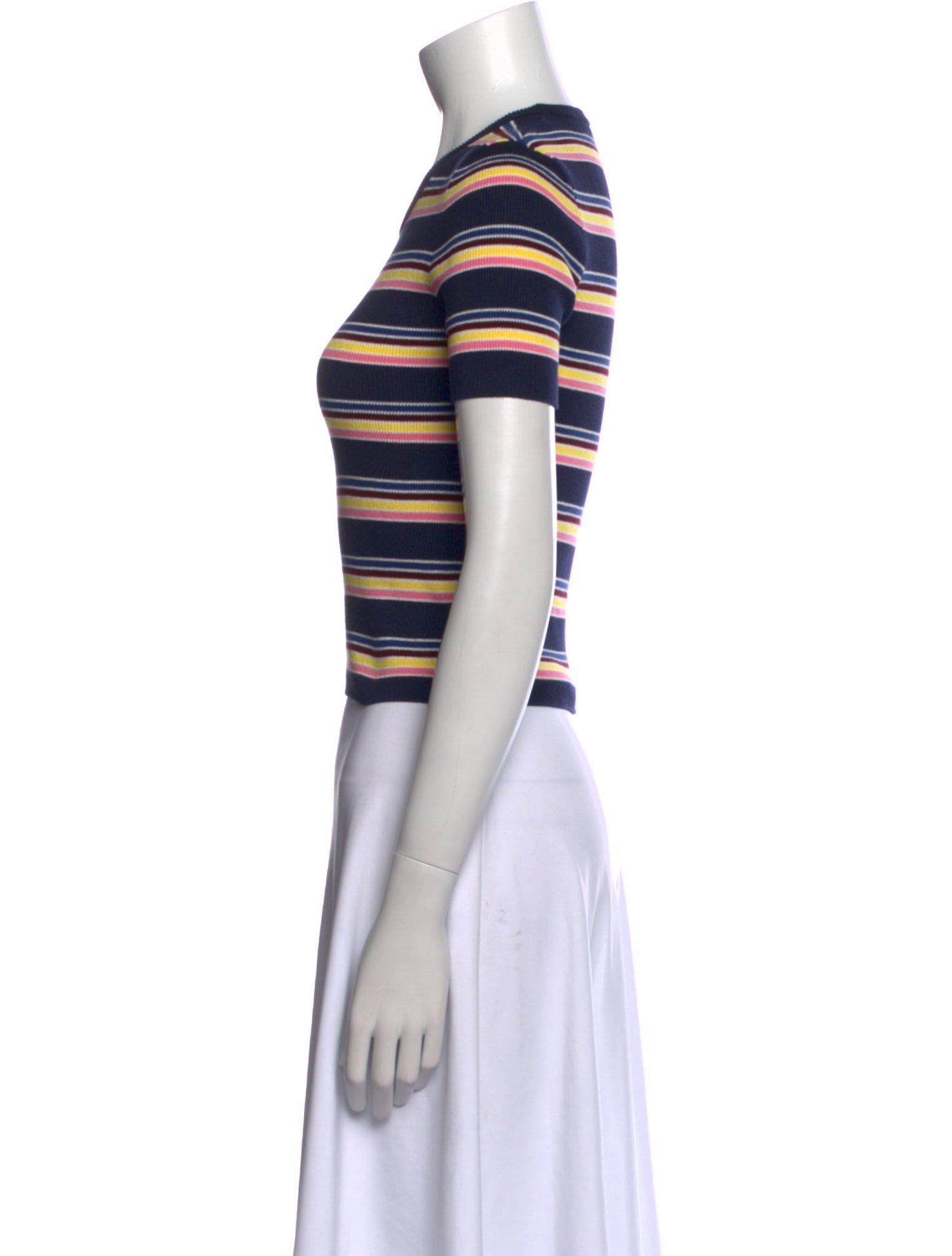 Prada 2025 Striped Crop Top