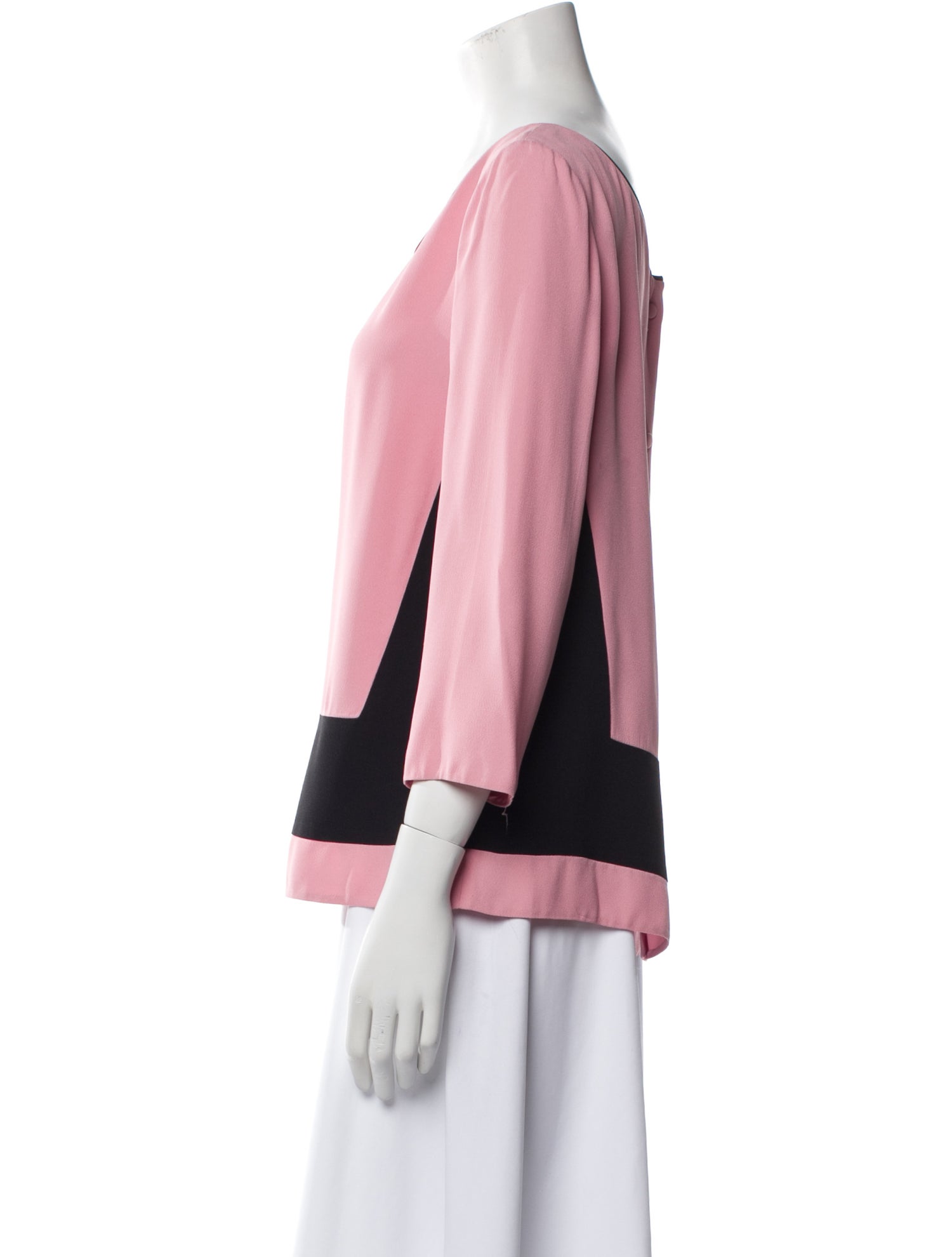 Prada 2016 Colorblock Pattern Top