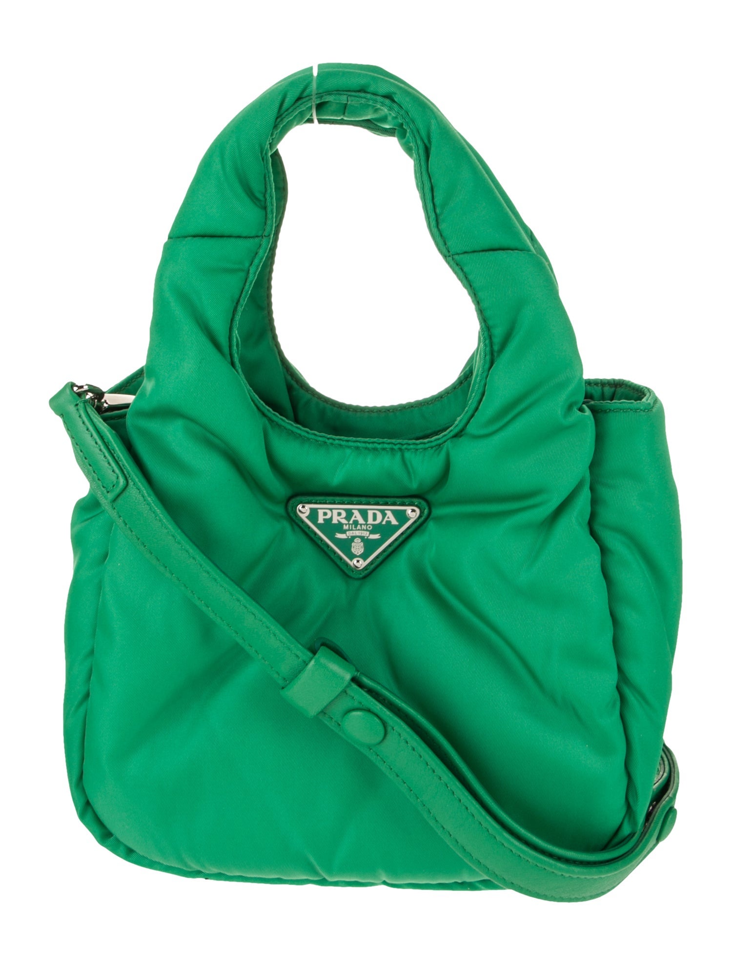 Prada Tessuto Nylon Padded Handle Bag Small