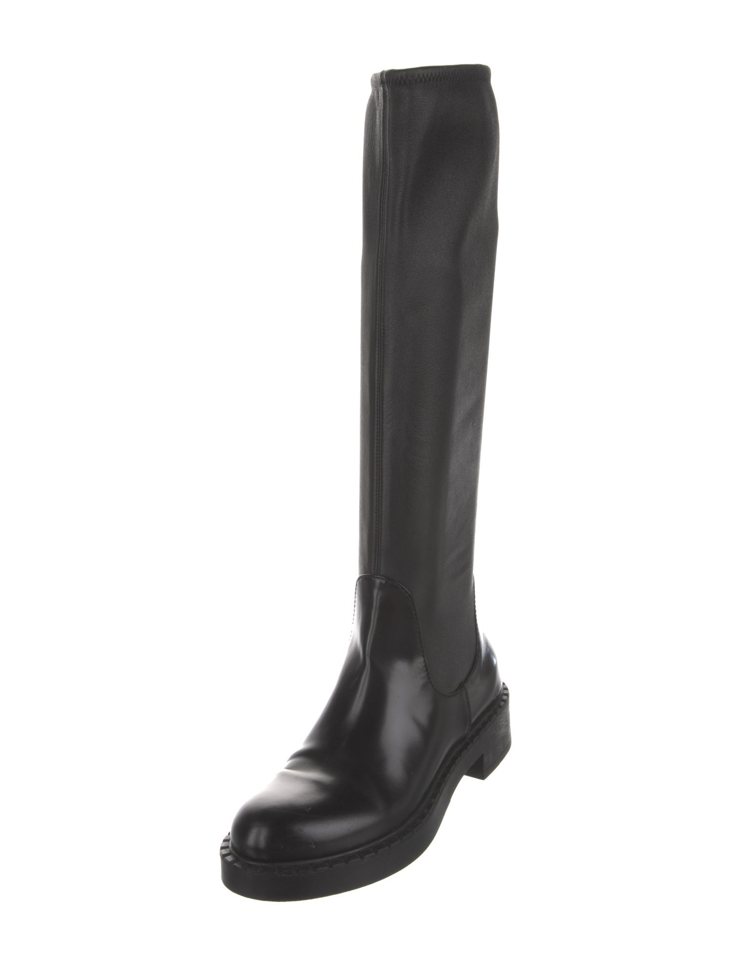 Prada Leather Riding Boots