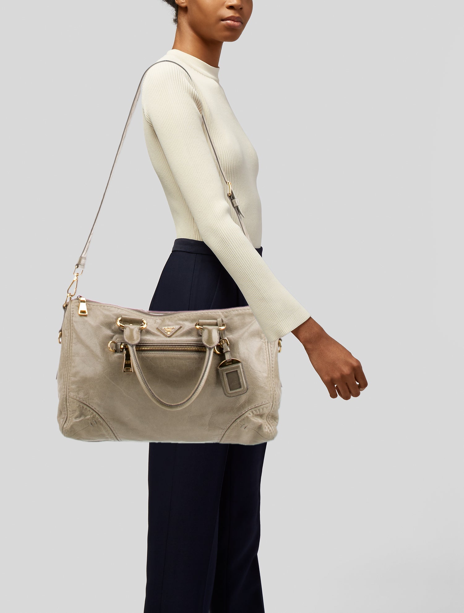 Prada Signature Weekender Bag