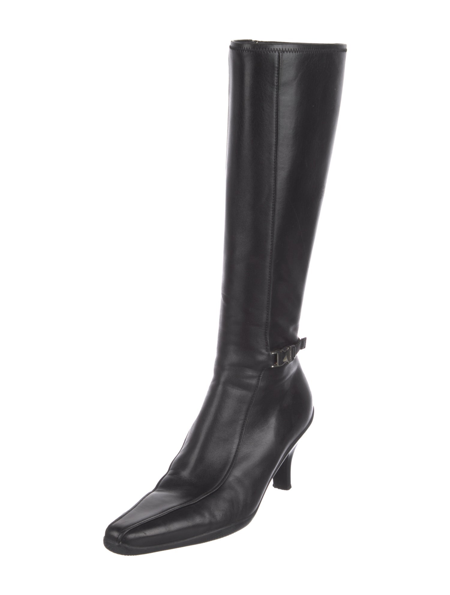 Prada Leather Sock Boots