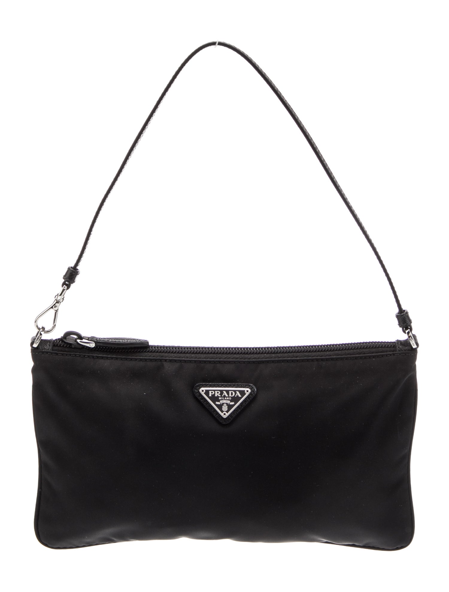 Prada Saffiano Leather Re-Nylon Pouch