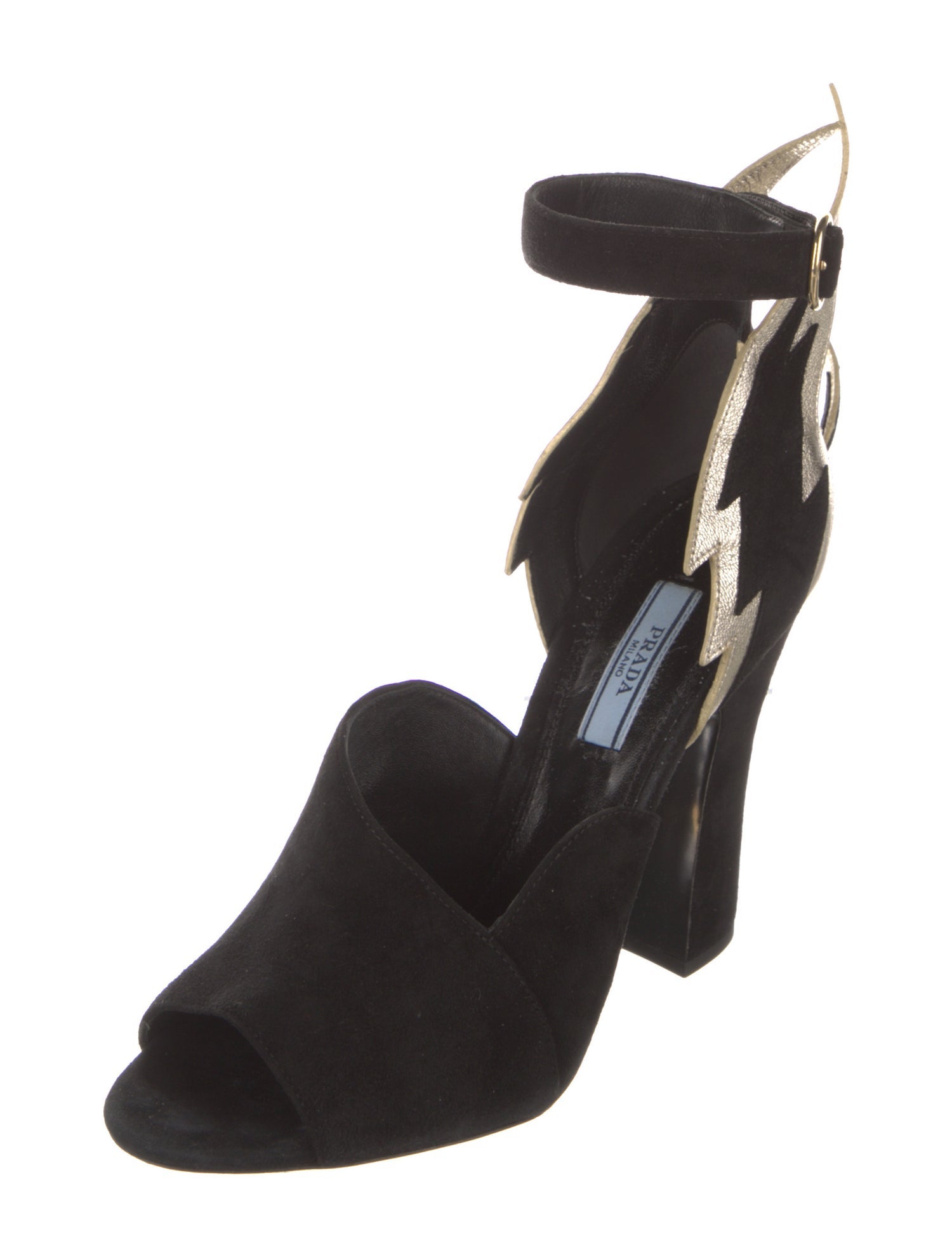 Prada Suede Slingback Pumps