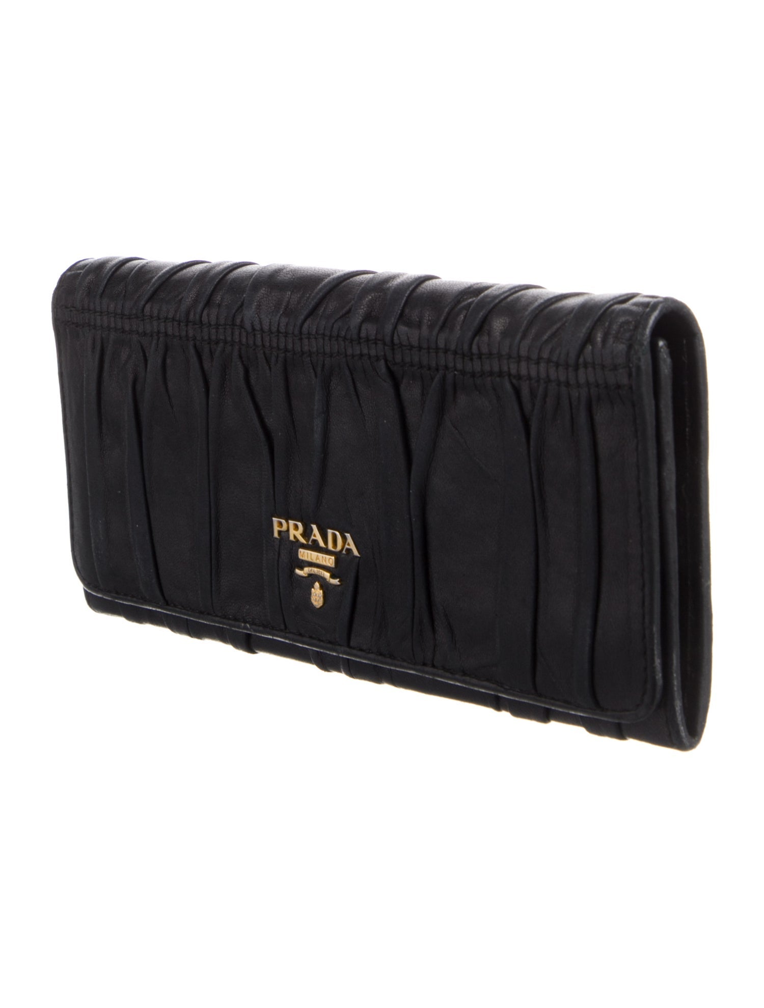 Prada Nappa Gaufre Leather Continental Wallet