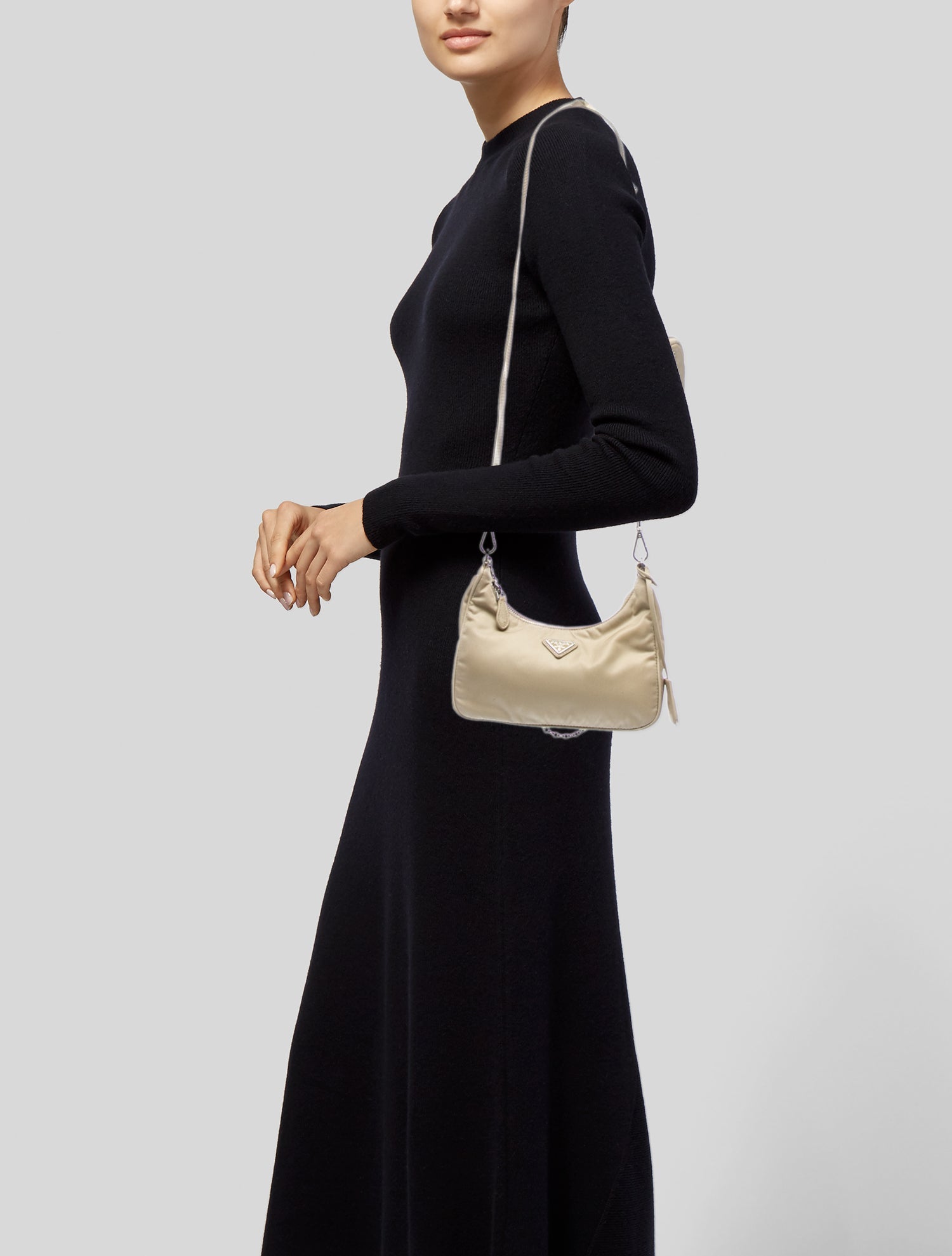 Prada Enameled Metal Triangle Re-Edition 2005