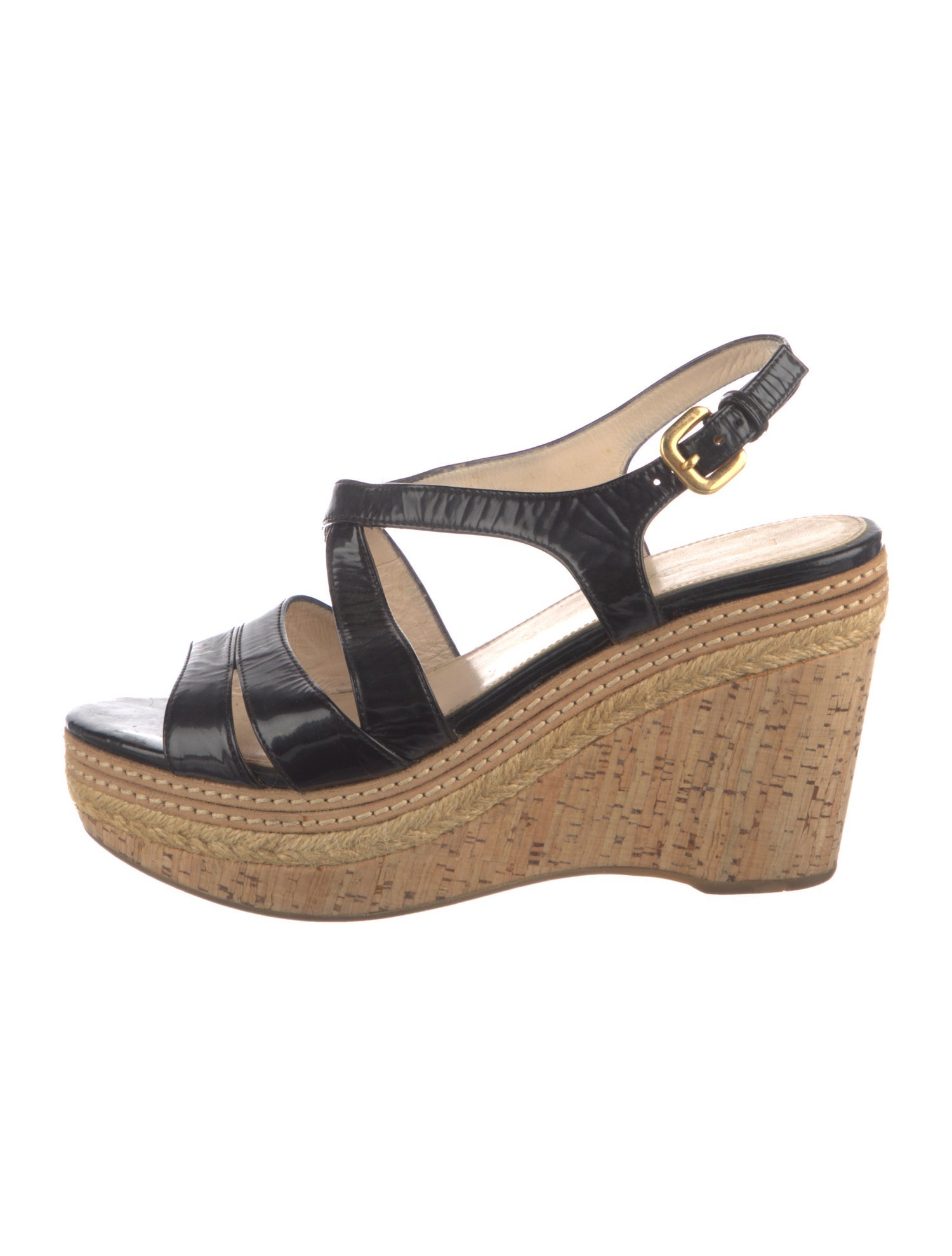 Prada Patent Leather Espadrilles