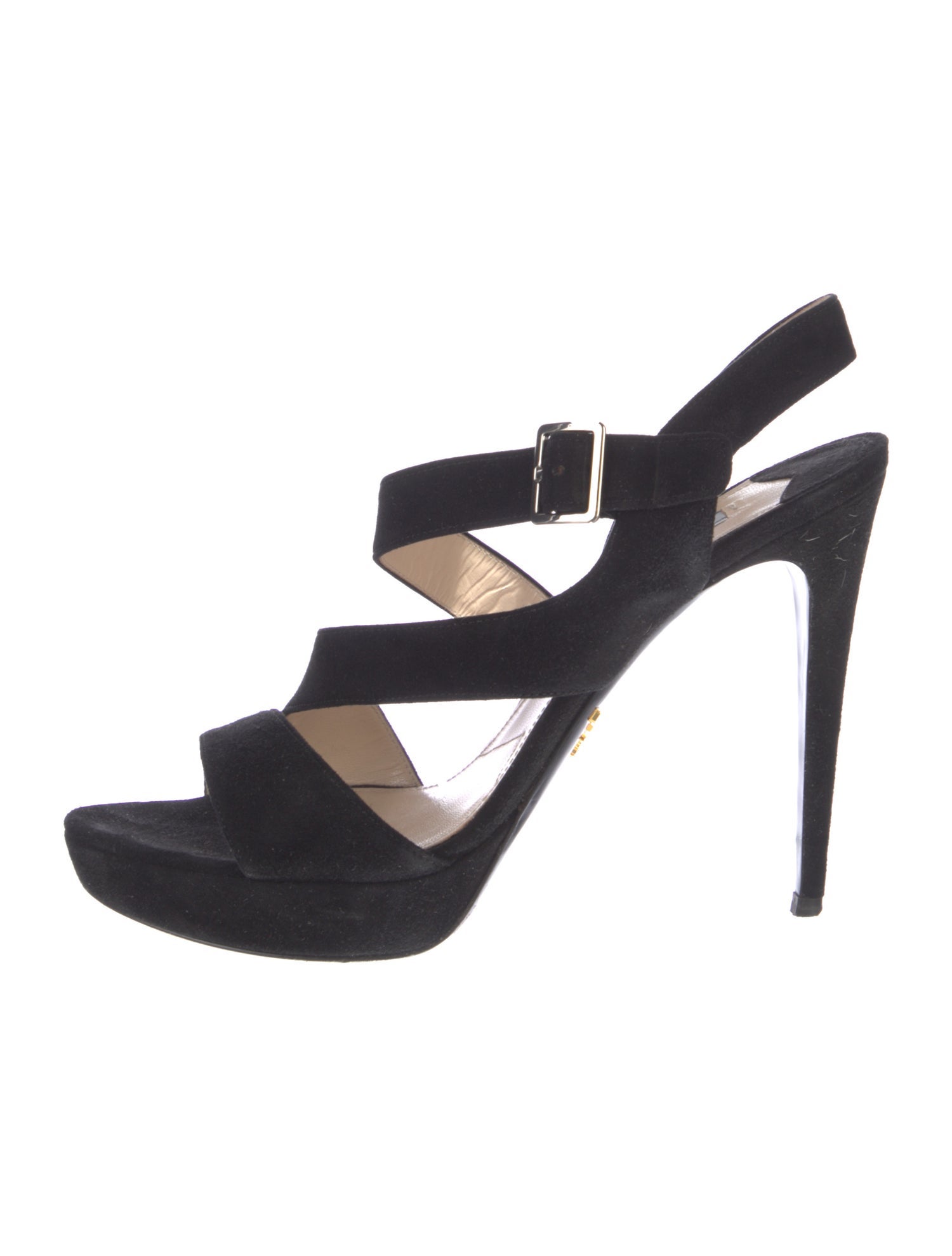 Prada Suede Slingback Sandals
